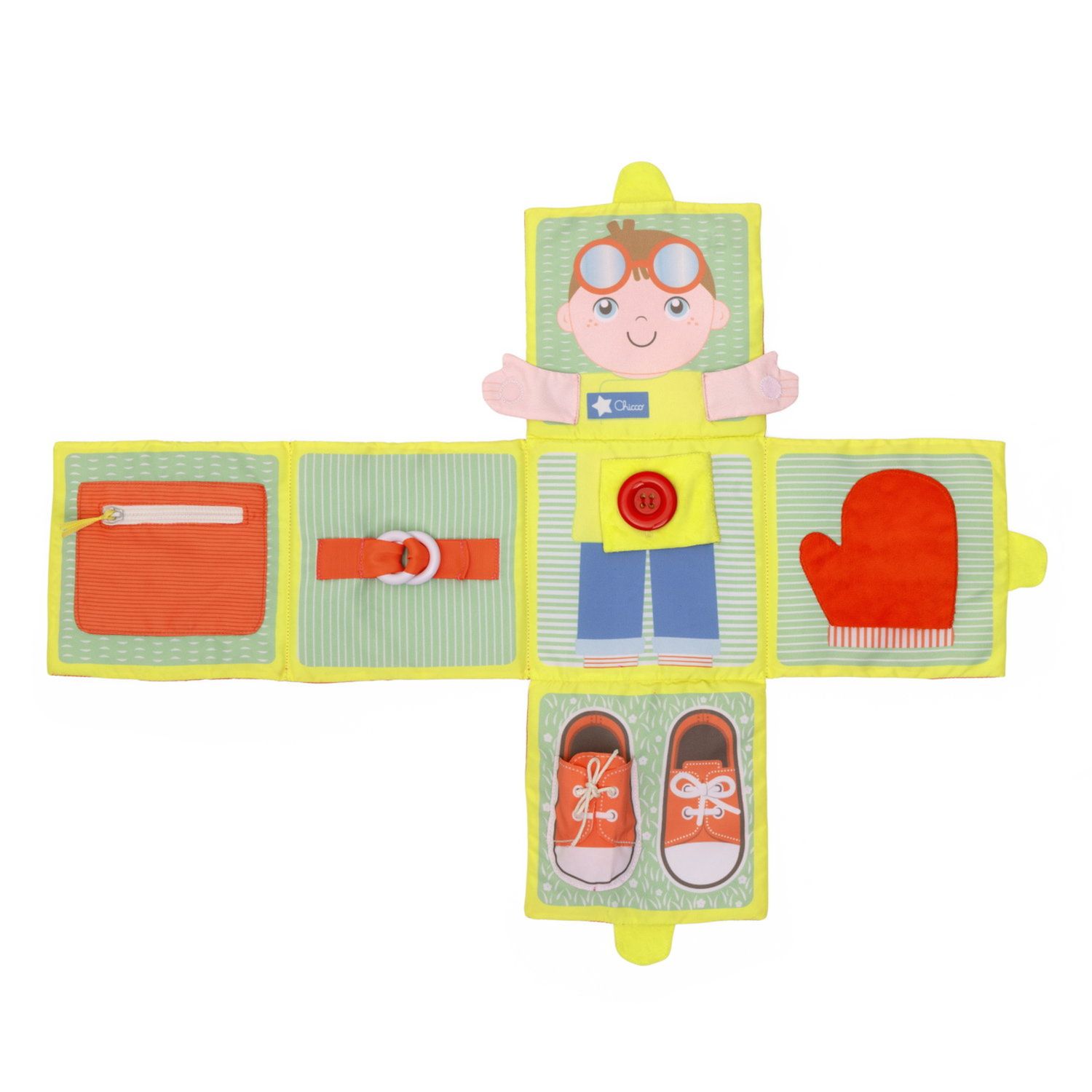 Libro cubo didattico montessori - Chicco