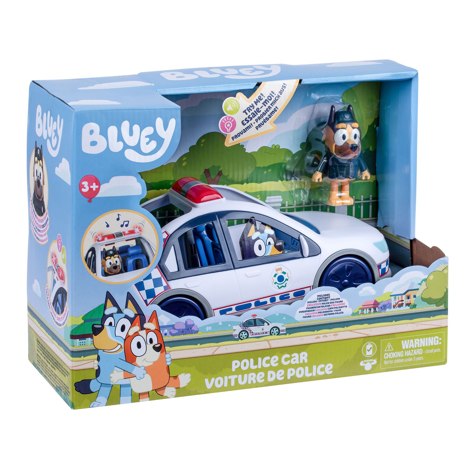 Bluey volante polizia - BLUEY