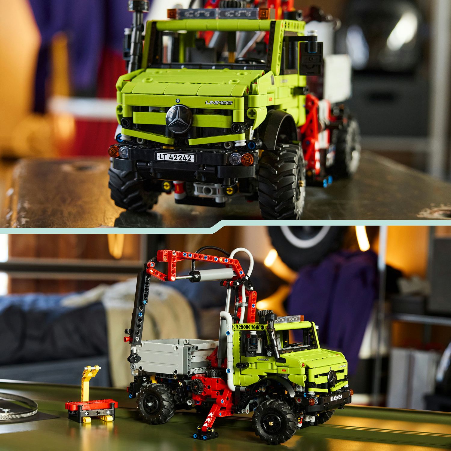 Lego technic mercedes-benz unimog u 5023 con gru - 42242 - LEGO TECHNIC, Lego