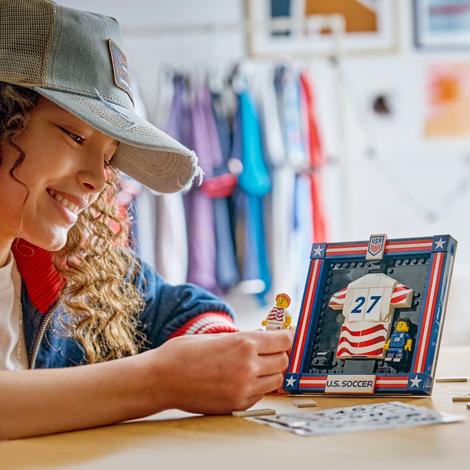 Lego editions football maglia della squadra nazionale di calcio usa 2026 - 43033 - Lego