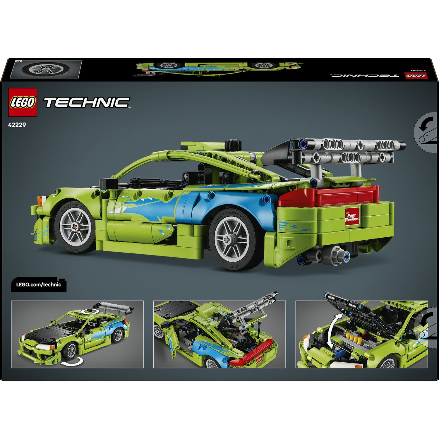 Lego technic auto mitsubishi eclipse fast and furious - 42229 - LEGO TECHNIC, Lego