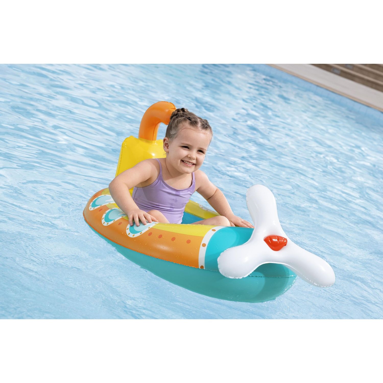 Barca da pesca gonfiabile playa pal per bambini 3+ anni - assorito - Bestway