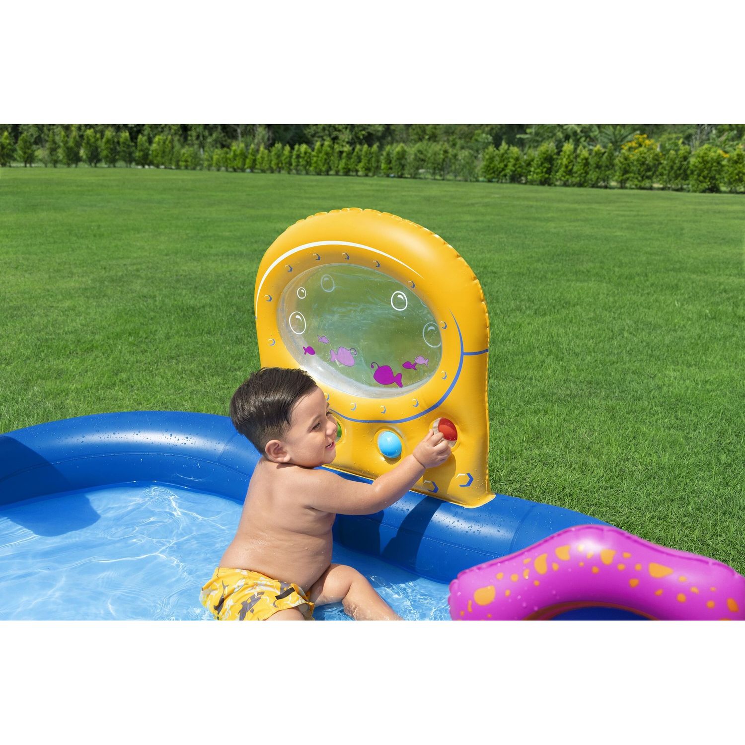 Centro giochi sea odyssey 3,30 x 1,88 m piscina scivolo abissi marini - Bestway
