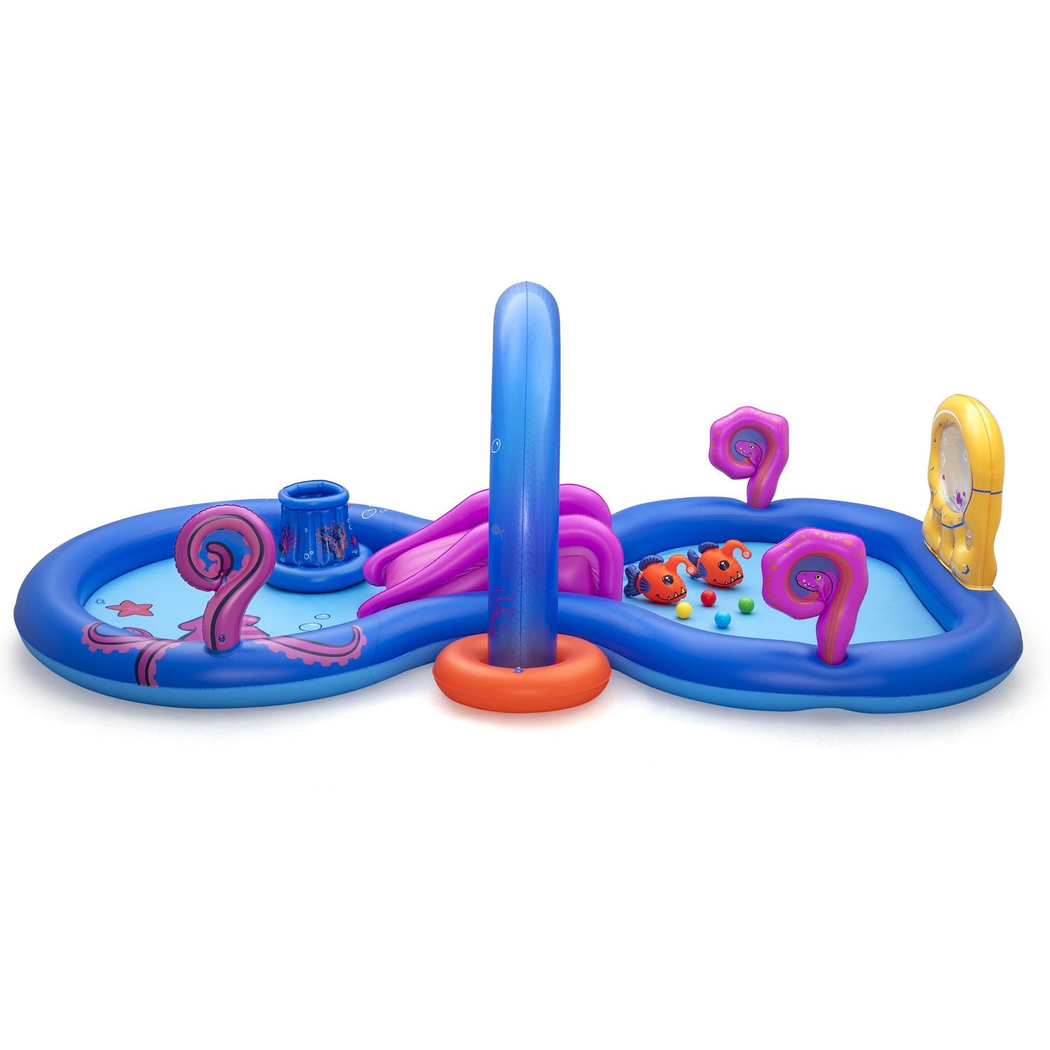 Centro giochi sea odyssey 3,30 x 1,88 m piscina scivolo abissi marini - Bestway