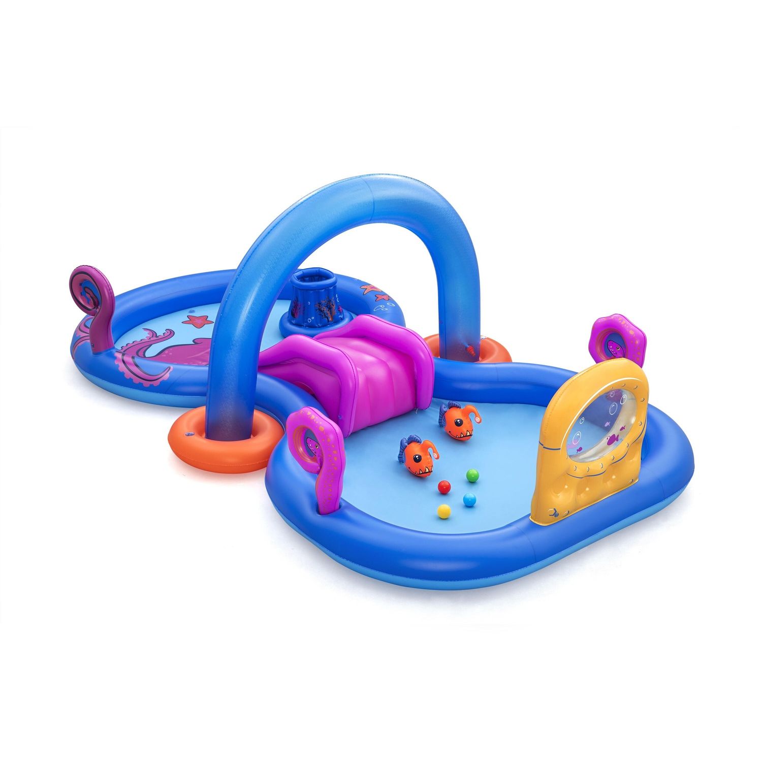 Centro giochi sea odyssey 3,30 x 1,88 m piscina scivolo abissi marini - Bestway