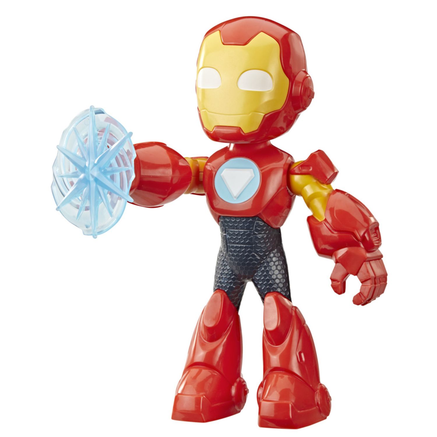 Hasbro marvel, iron man e i suoi fantastici amici, iron man –  action figure da 22,8 cm - Avengers