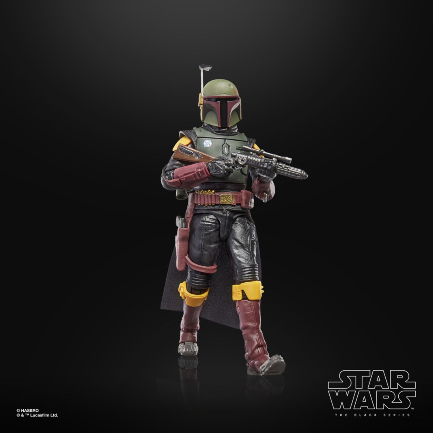 Hasbro star wars -the black series, boba fett – the book of boba fett, action figure collezionabile da 15 cm - Star Wars