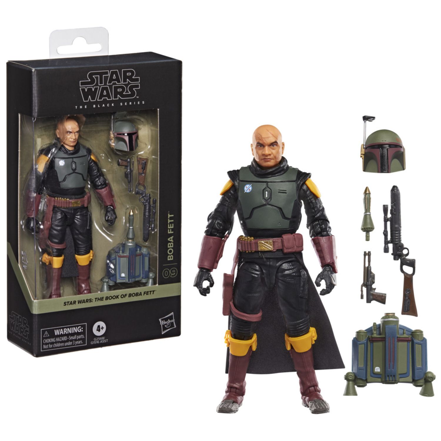 Hasbro star wars -the black series, boba fett – the book of boba fett, action figure collezionabile da 15 cm - Star Wars