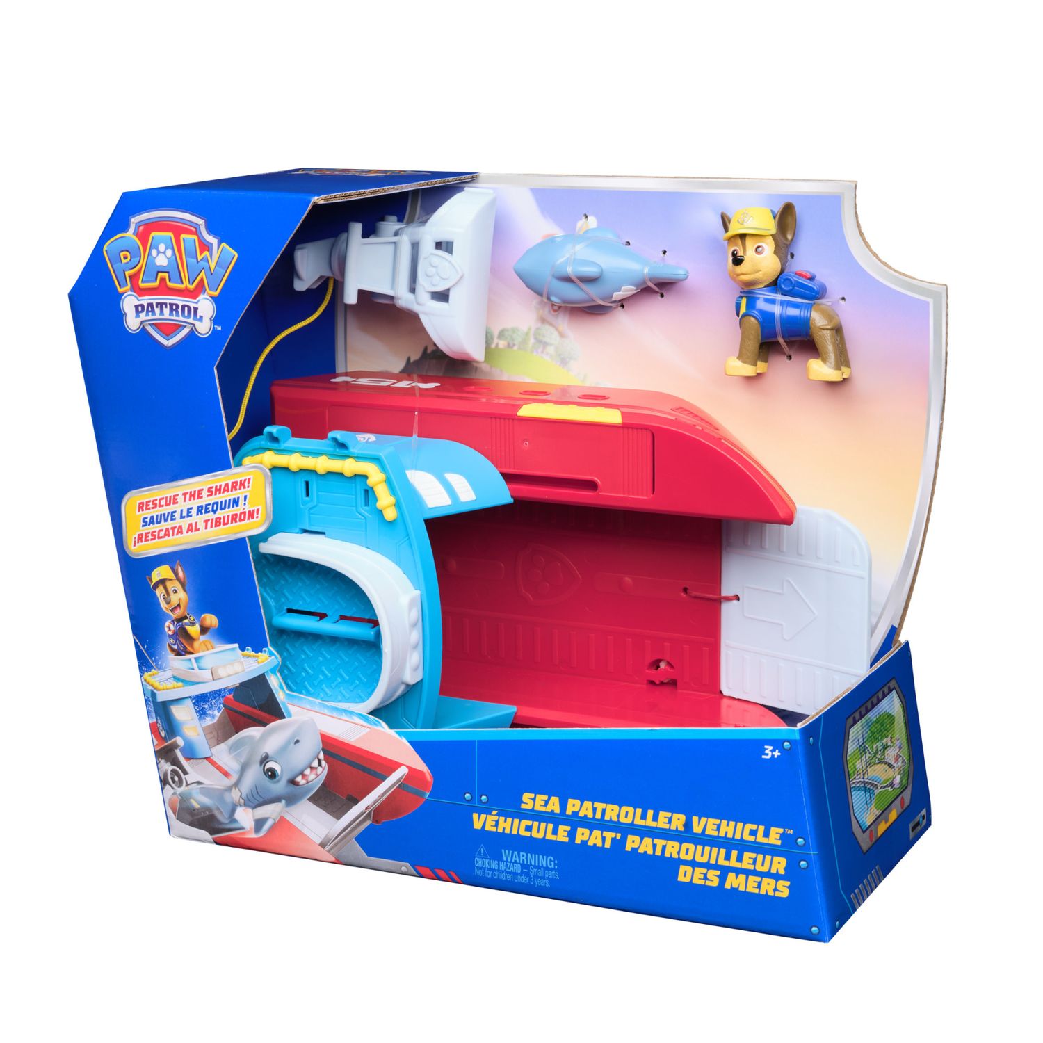 Paw patrol sea patroller con chase,3+ - Paw Patrol