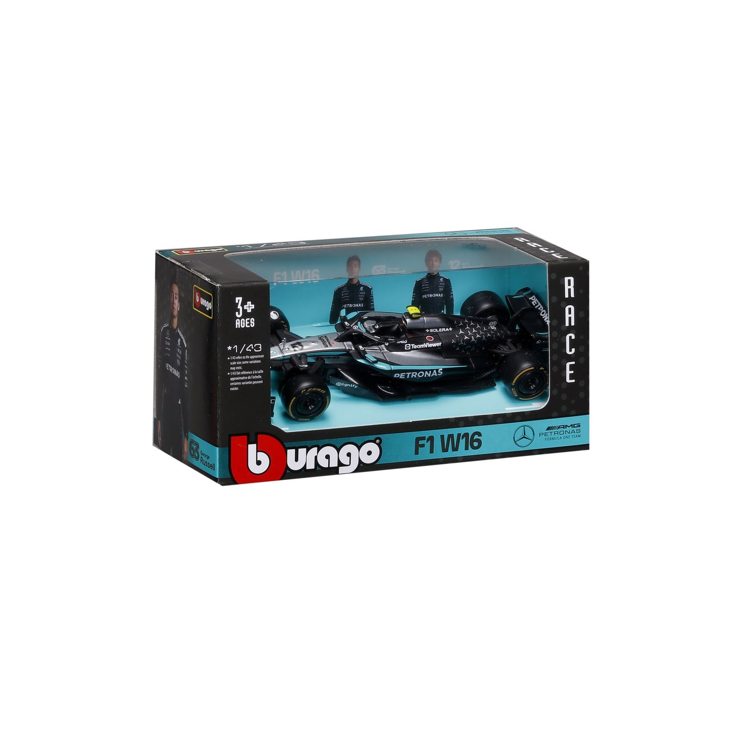 F1 bburago mercedes amg w16 antonelli 1:43 - BBURAGO