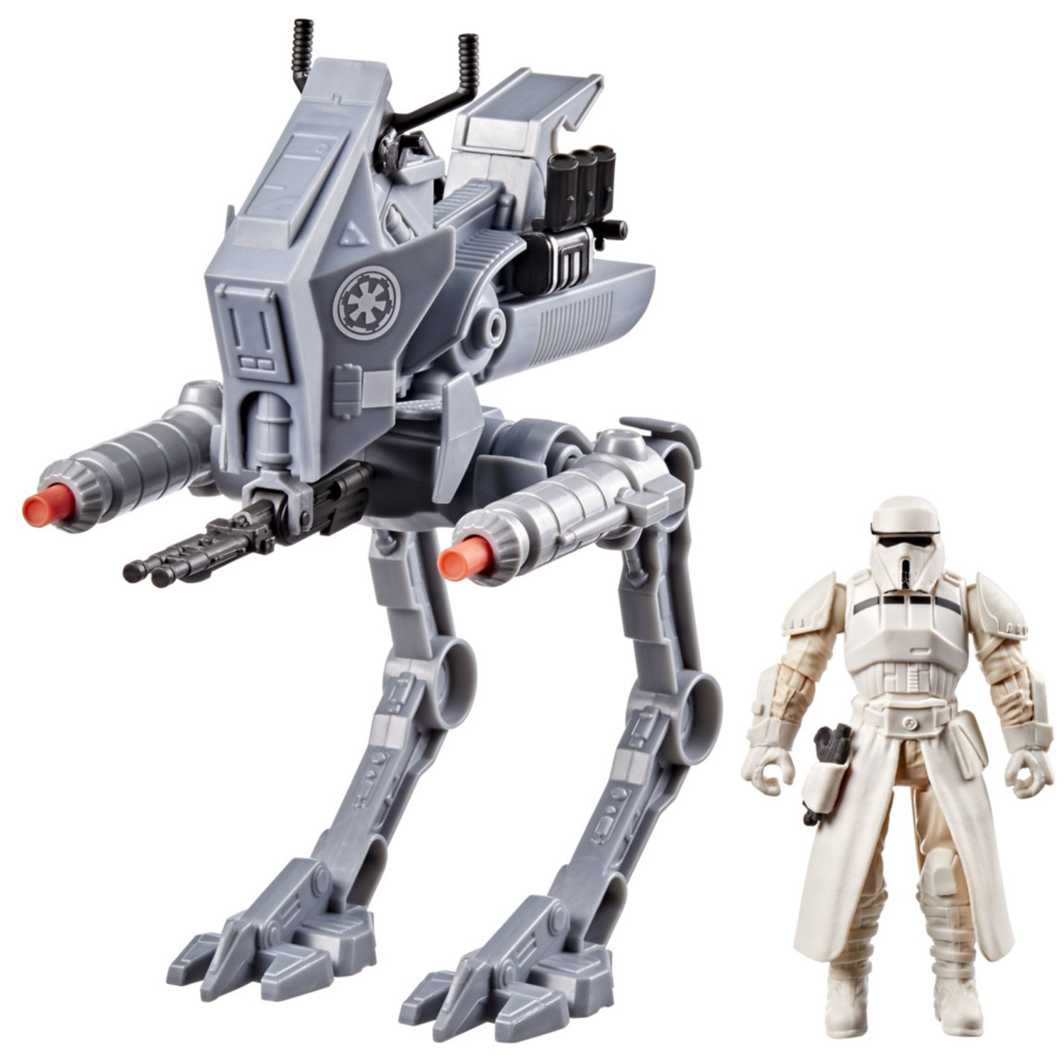 Hasbro star wars actionverse, at-rt & imperial remnant at-rt driver – action figure e veicolo - Star Wars