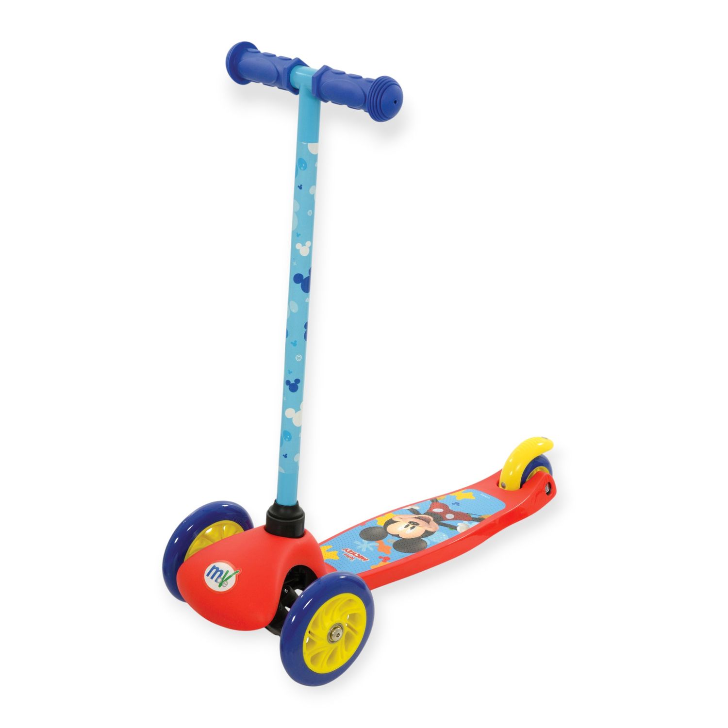 Monopattino a 3 ruote tweesty stitch con pedana antiscivolo e portata kg 50 - Mickey Mouse