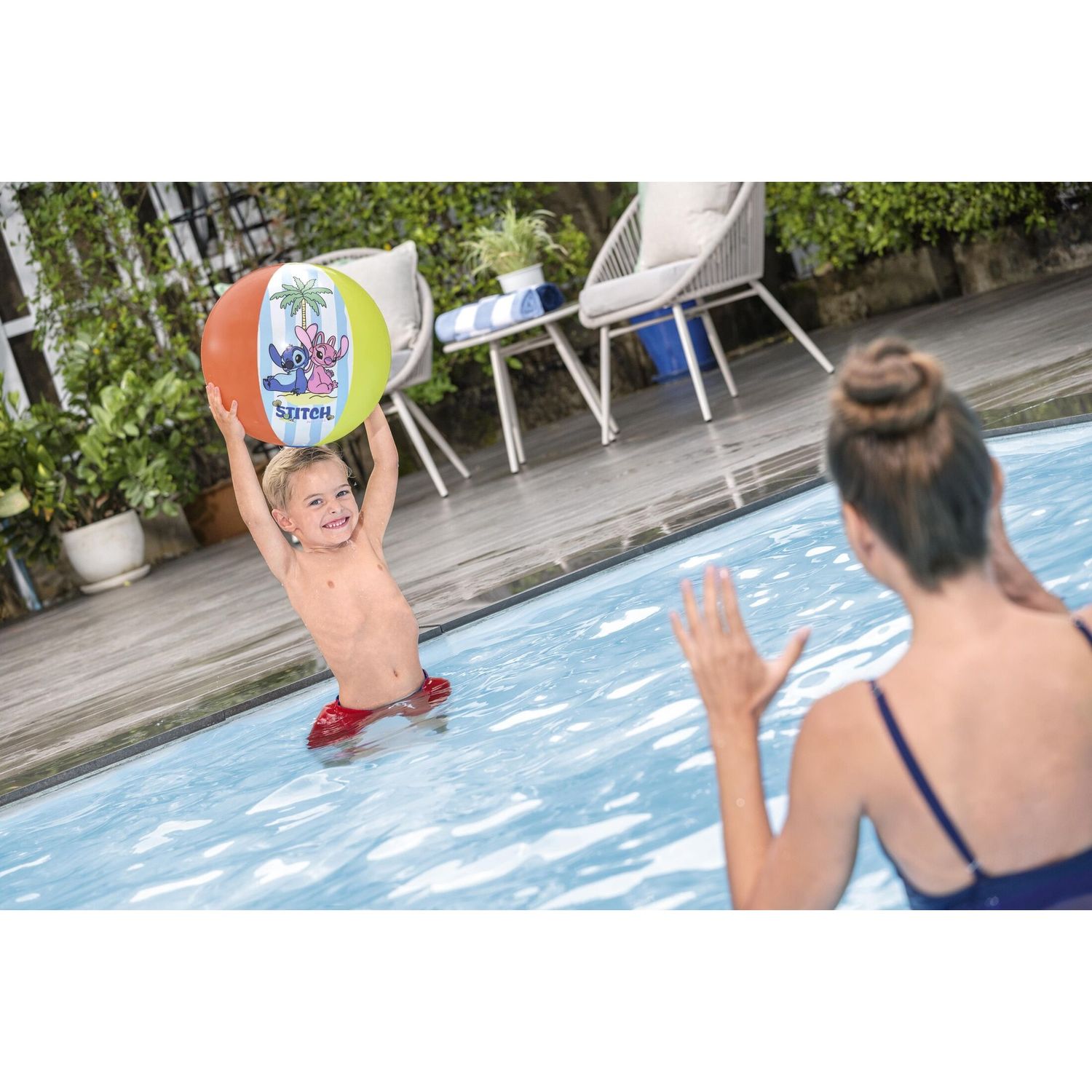 Pallone da spiaggia da 20"/51cm  disney stitch - assortito - Bestway, Disney Stitch