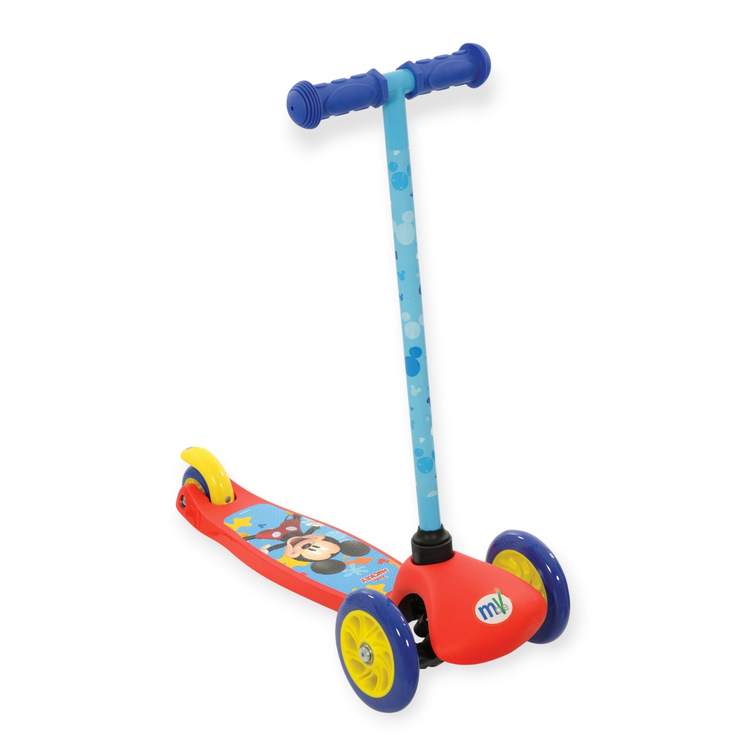 Monopattino a 3 ruote tweesty stitch con pedana antiscivolo e portata kg 50 - Mickey Mouse