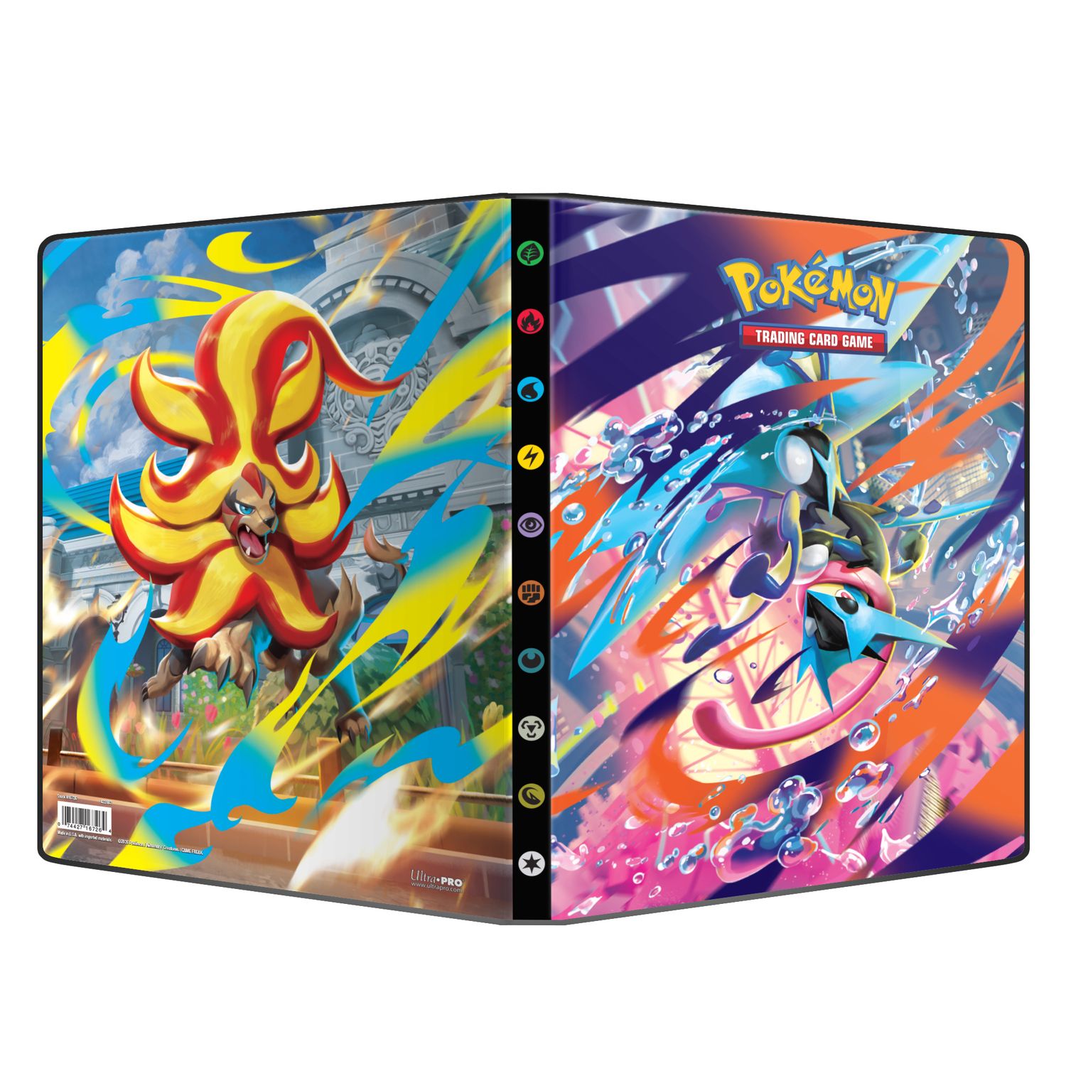 Pokémon megaevoluzione - caos nascente portfolio 9 tasche 14 pagine - POKEMON