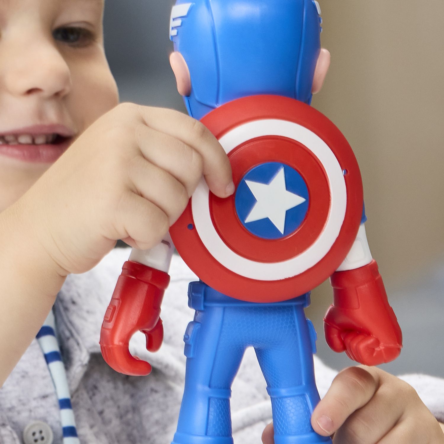 Hasbro marvel captain america: steve rogers – action figure con accessorio, da 22,5 cm - SPIDEY