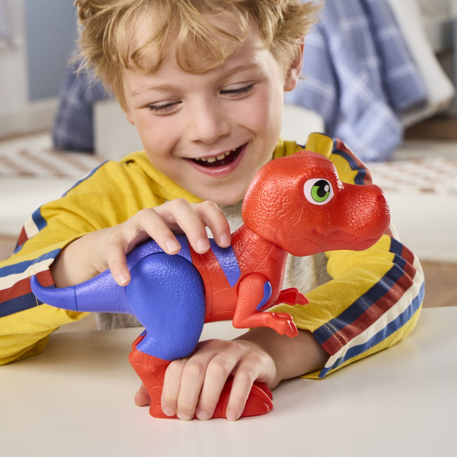 Hasbro marvel spidey e i suoi fantastici amici, spidey-rex – action figure di grandi dimensioni, 22,8 cm - SPIDEY