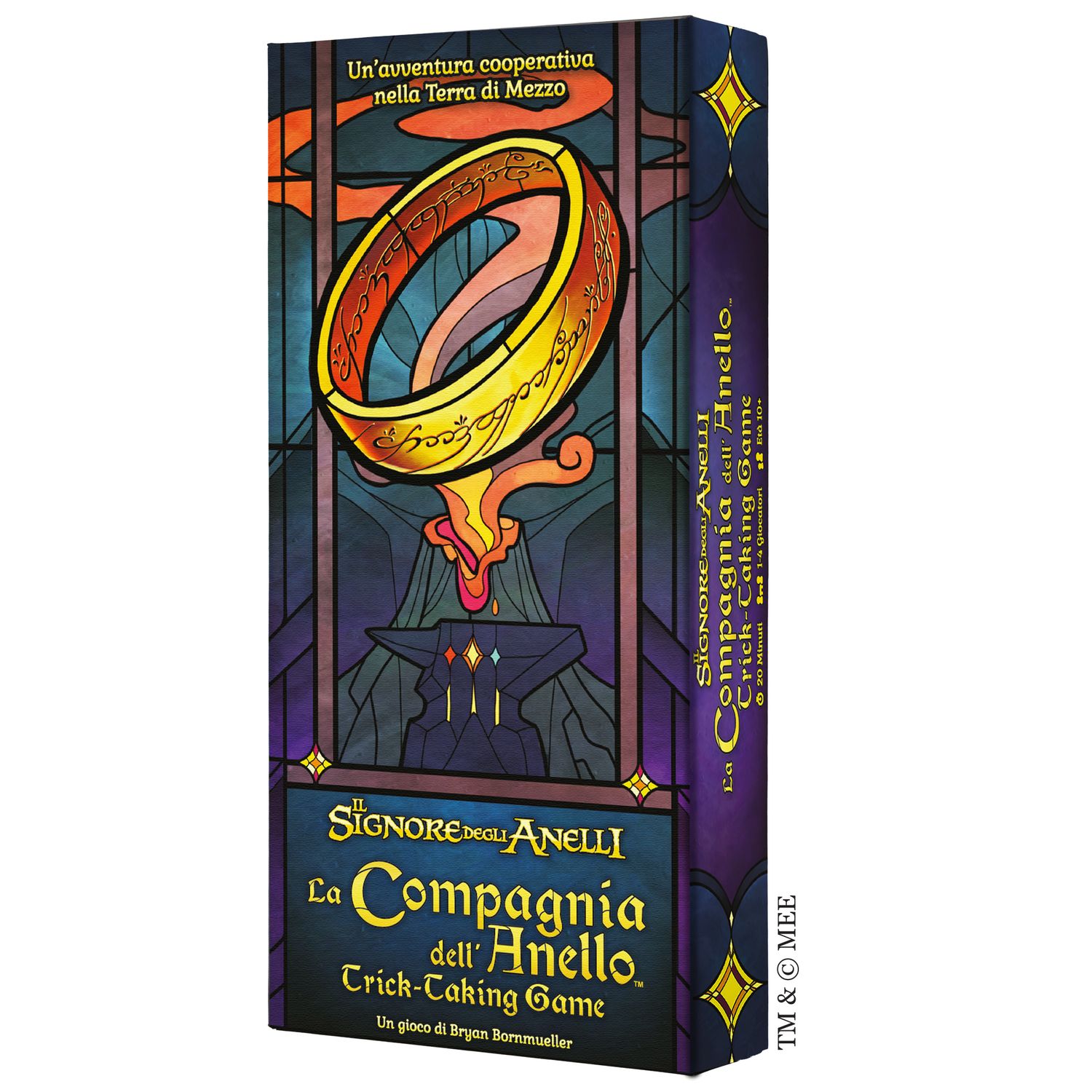 Sda la compagnia dell'anello: trick taking game - ASMODEE, SIGNORE DEGLI ANELLI
