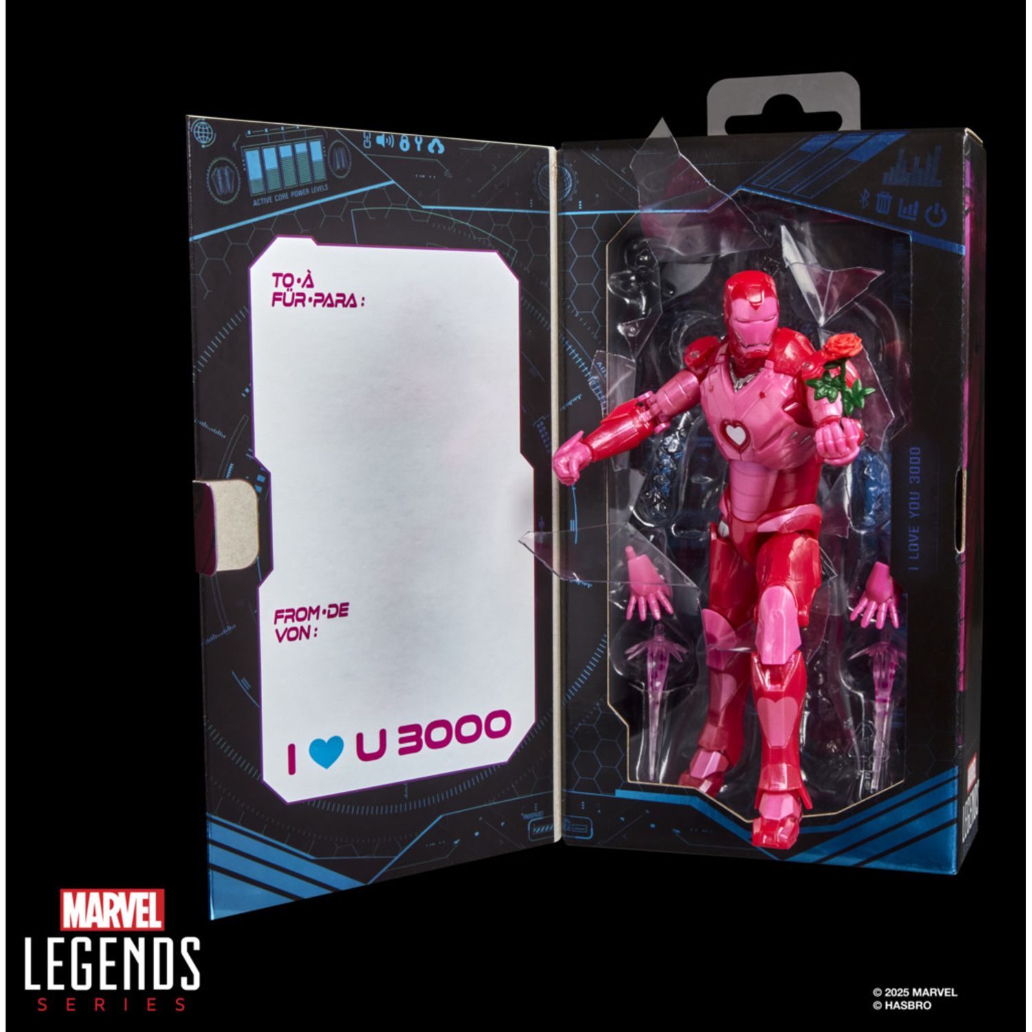 Hasbro marvel legends series, ti voglio bene 3000, iron man – action figure collezionabile regalo da 15 cm - MARVEL