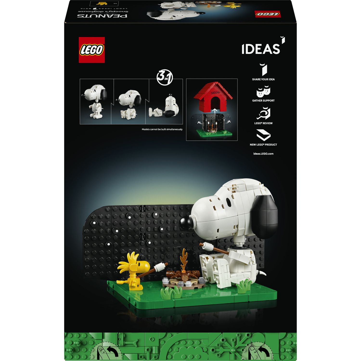 Lego ideas peanuts: la cuccia di snoopy - 21368 - LEGO IDEAS, Lego