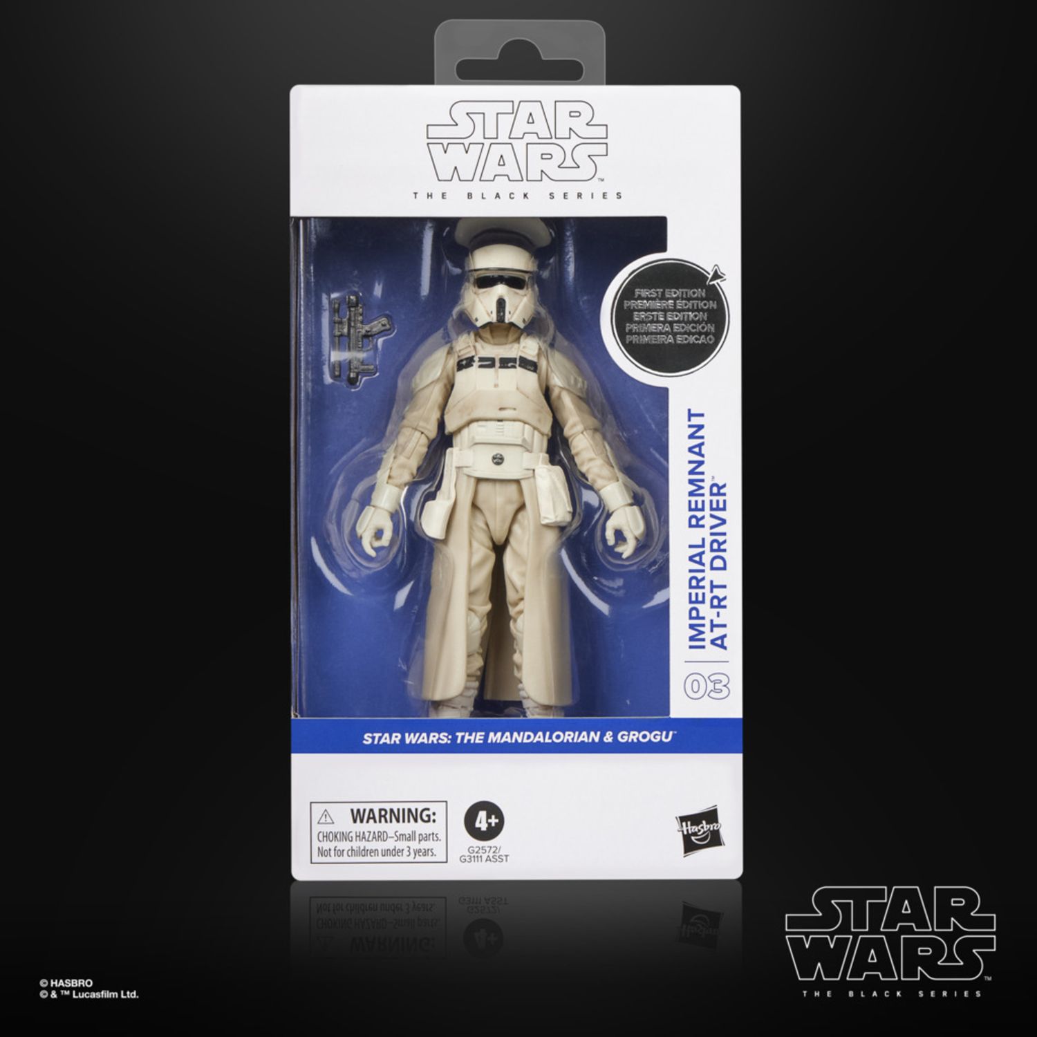 Star wars hasbro the black series, imperial remnant at-rt driver, action figure ispirata alla serie the mandalorian & grogu, da 15 cm - Star Wars