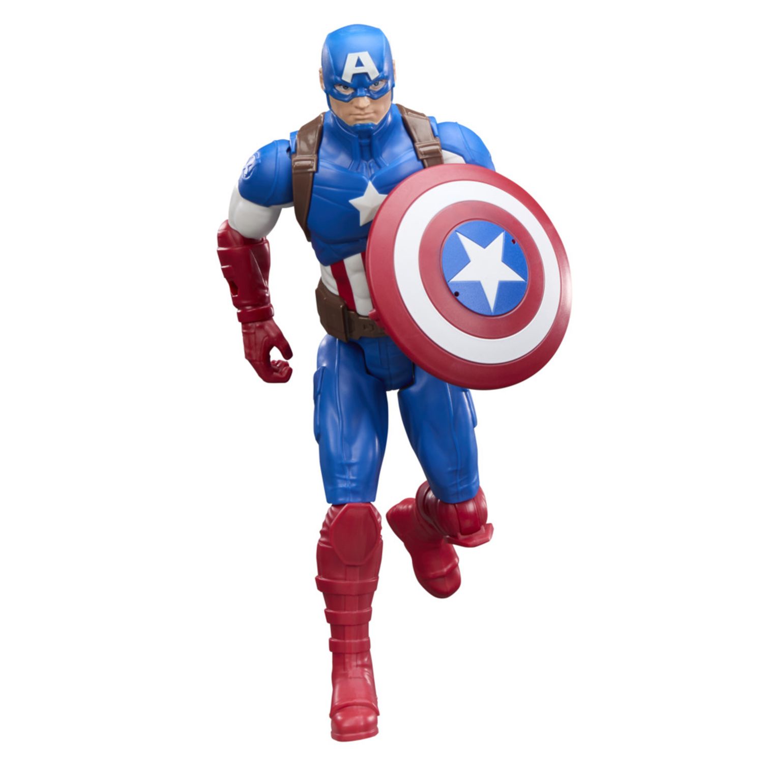 Hasbro marvel avengers, titan series, capitan america –  action figure da 29,2 cm, action figure - Avengers