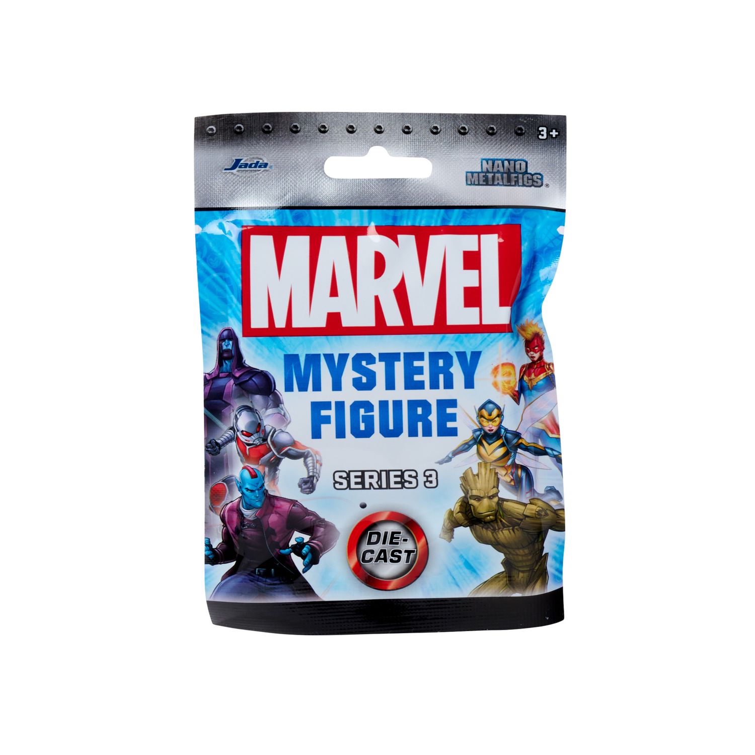 Marvel blind pack w3 nanofigs 12 figures collezionabili - personaggio assortito - MARVEL