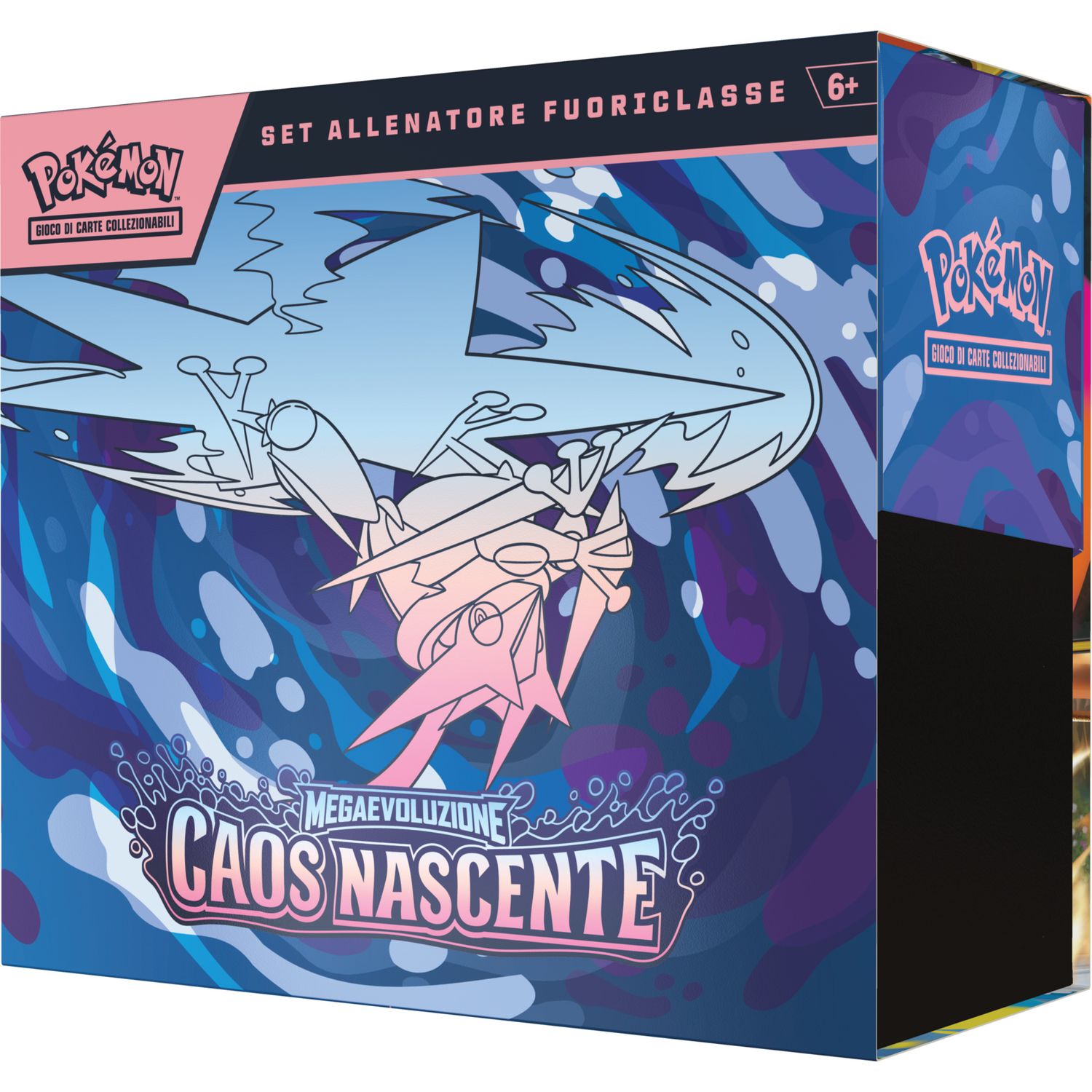 Pokémon megaevoluzione - caos nascente set allenatore fuoriclasse - POKEMON