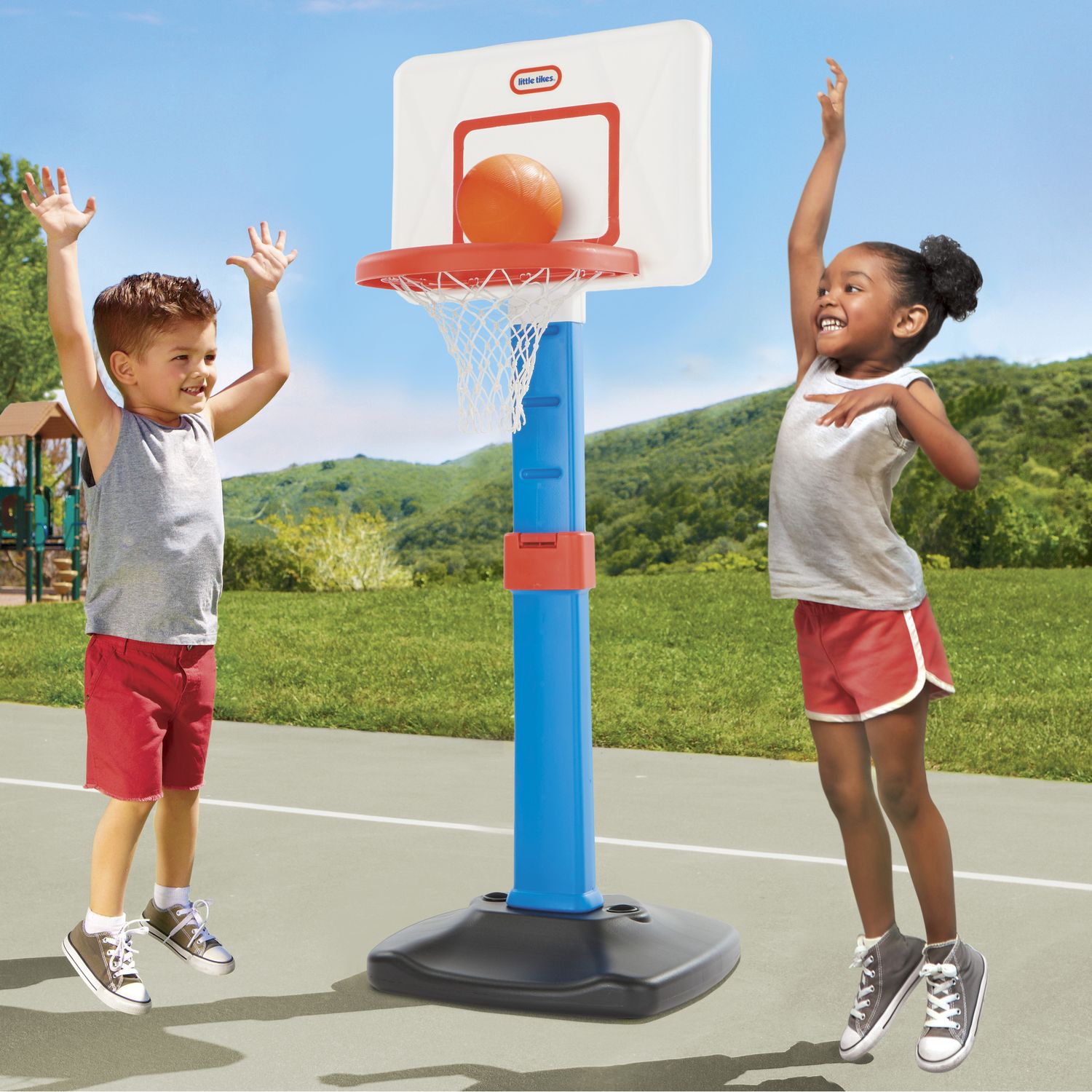 Little tikes totsports set da basketball, altezza regolabile - LITTLE TIKES