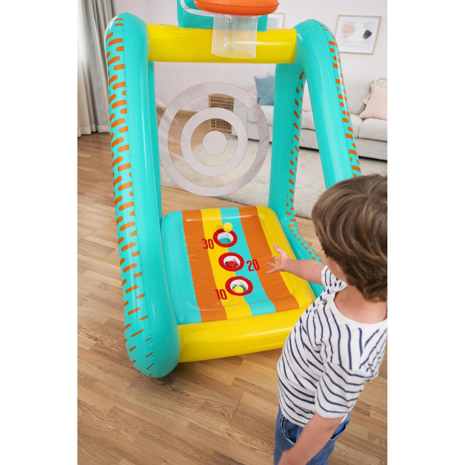 Gioco da giardino perfect aim 3 in 1 1,27 x 1,09 x 1,78 m - Bestway