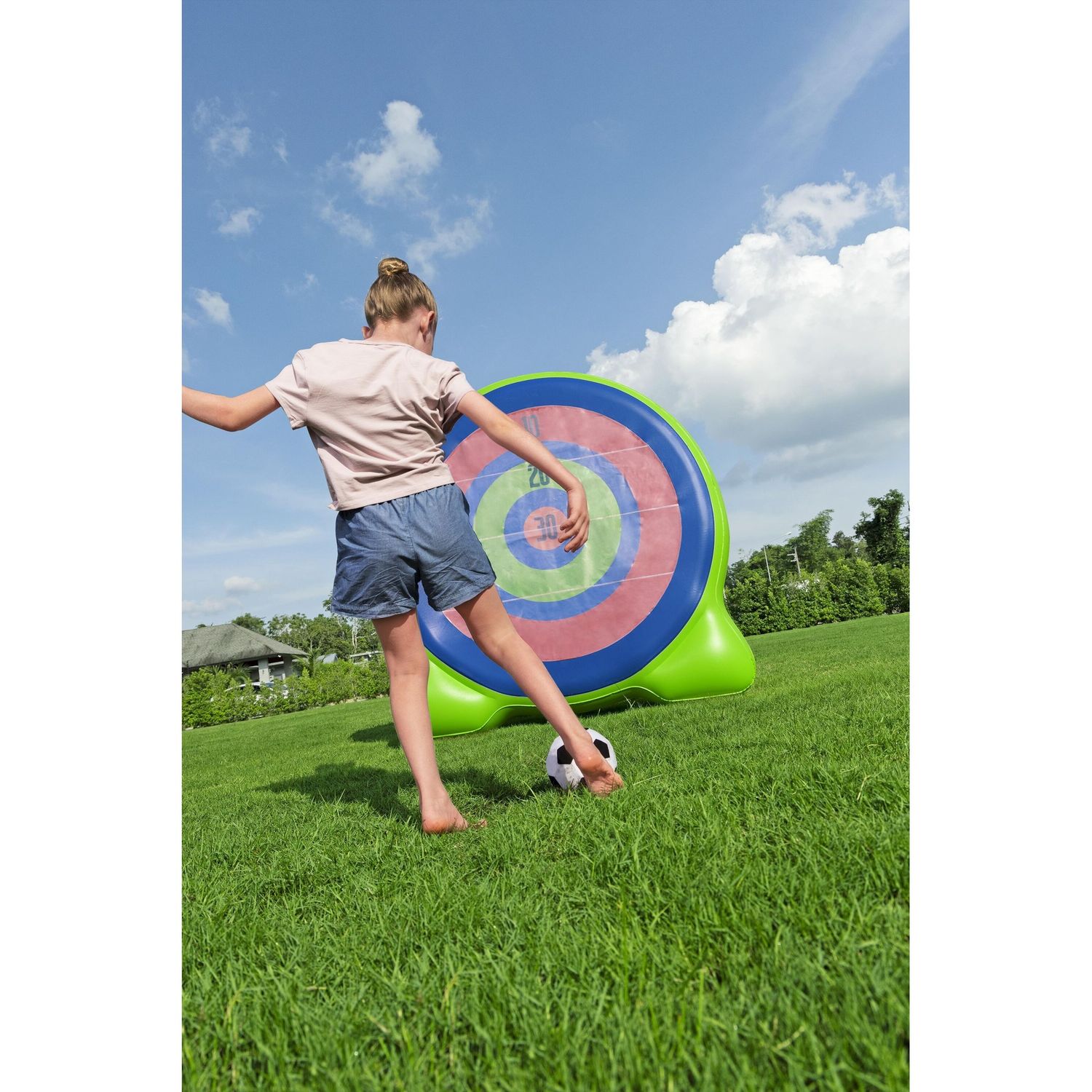 Gioco da giardino 2 in 1 bullseye 1,57 x 1,07 m bersaglio extra large - Bestway
