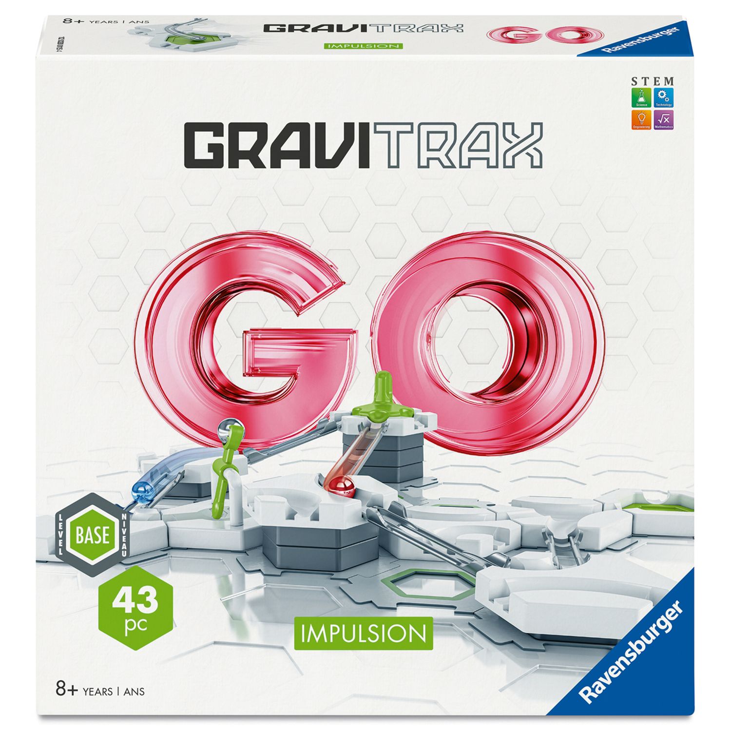 Ravensburger - gravitrax starter set: go impulsion, pista biglie bambino 8 - GRAVITRAX, RAVENSBURGER