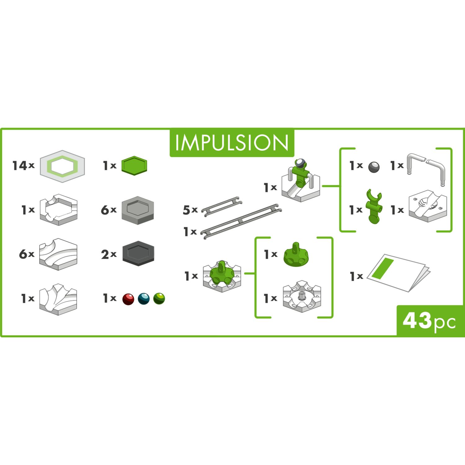 Ravensburger - gravitrax starter set: go impulsion, pista biglie bambino 8 - GRAVITRAX, RAVENSBURGER