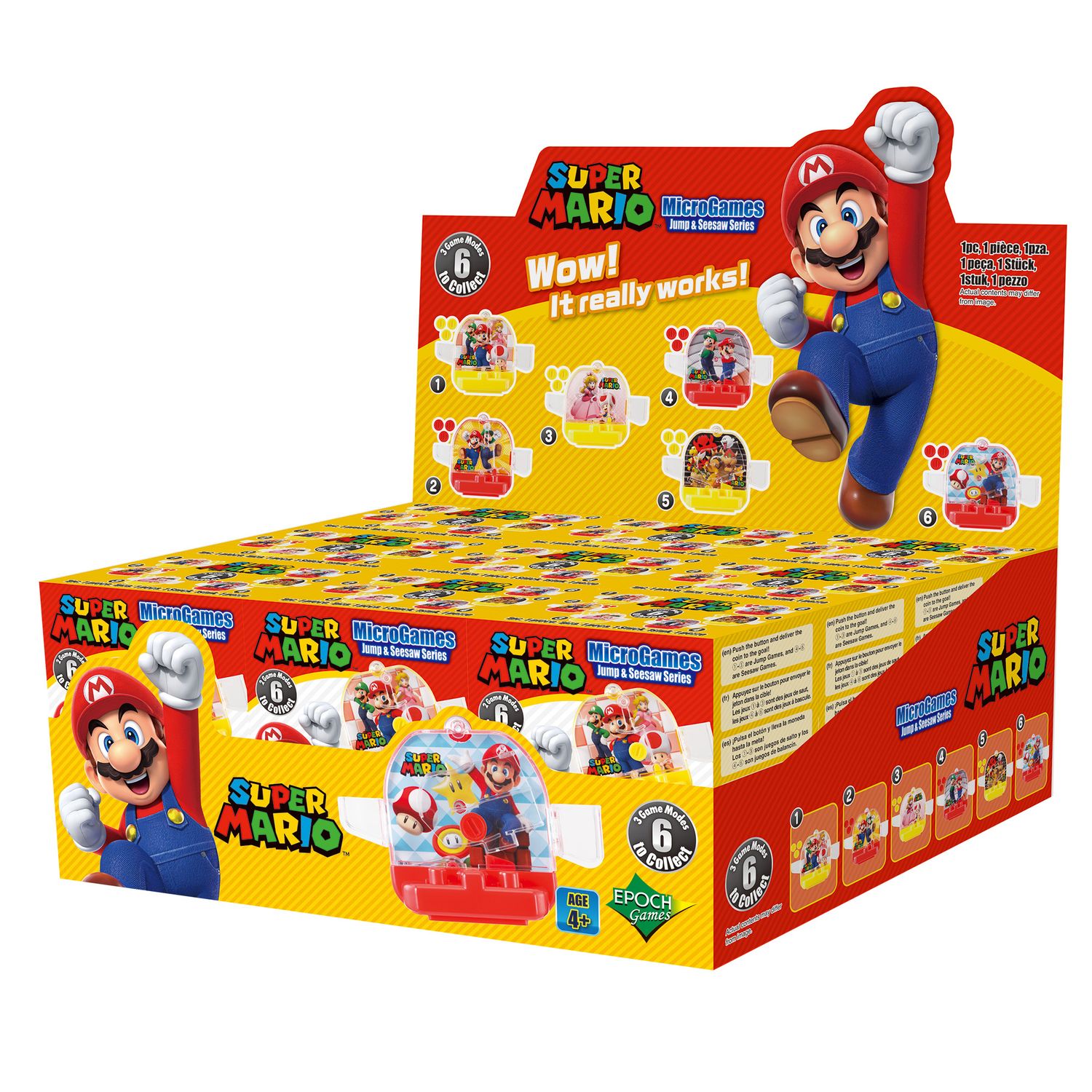 Super mario micro games jump & seesaw series assortito - Super Mario
