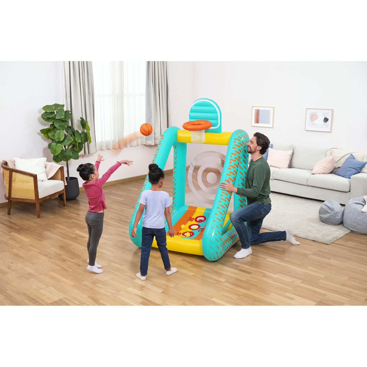 Gioco da giardino perfect aim 3 in 1 1,27 x 1,09 x 1,78 m - Bestway