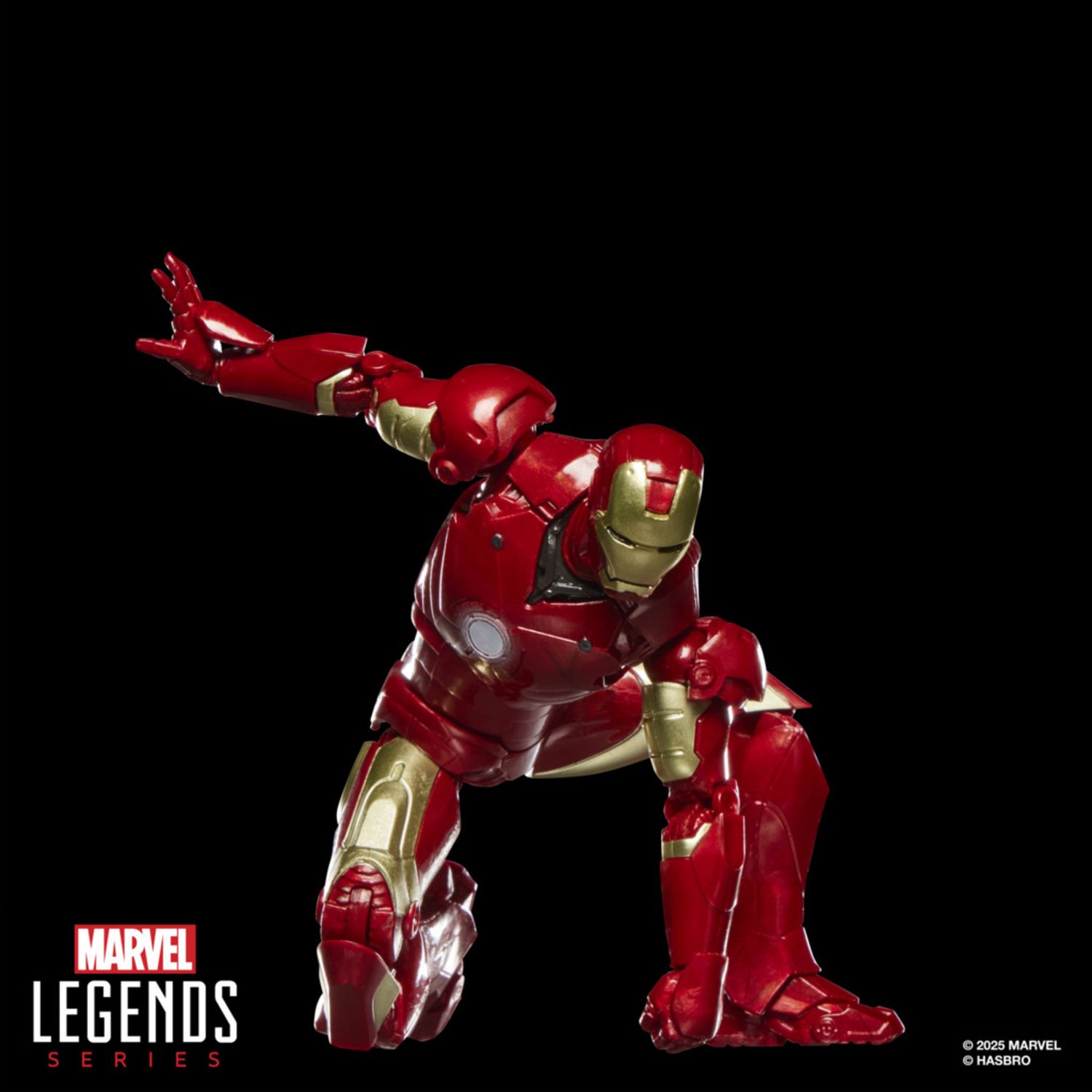 Hasbro marvel legends series - armatura mark iii di iron man, action figure collezionabile ispirata al film di iron man da 15 cm - Avengers