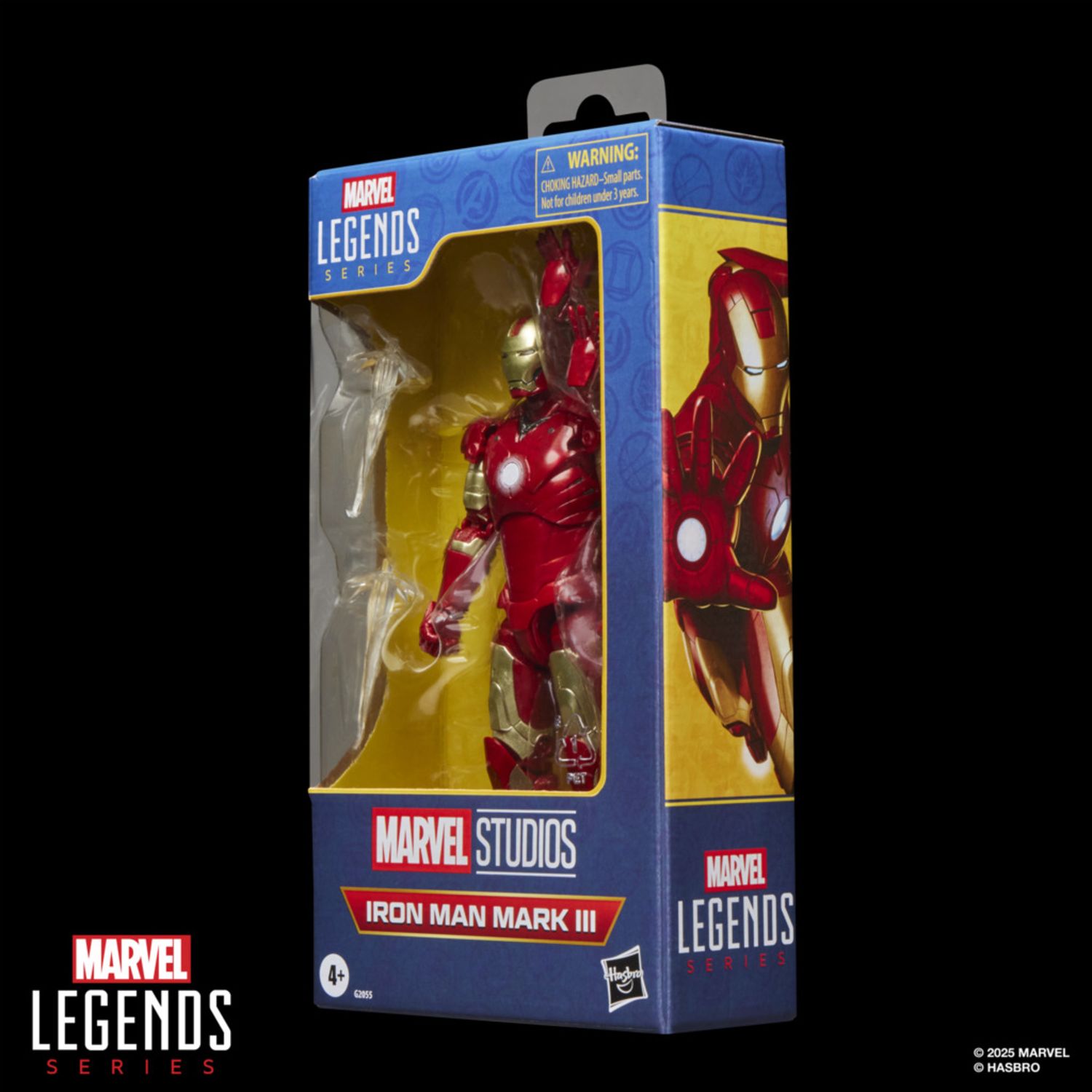 Hasbro marvel legends series - armatura mark iii di iron man, action figure collezionabile ispirata al film di iron man da 15 cm - Avengers