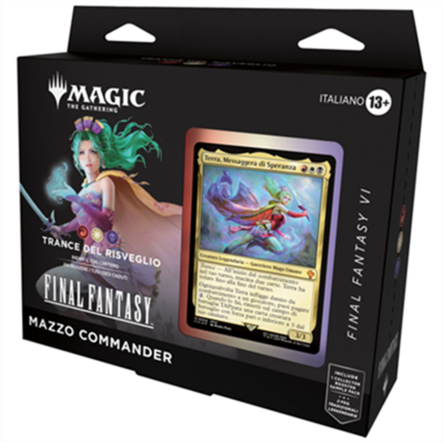 Final fantasy commander mtg: saga completa ffvi, ffvii, ffx, ffxi - mazzo singolo iconico assortito - versione italiana - MAGIC: THE GATHERING