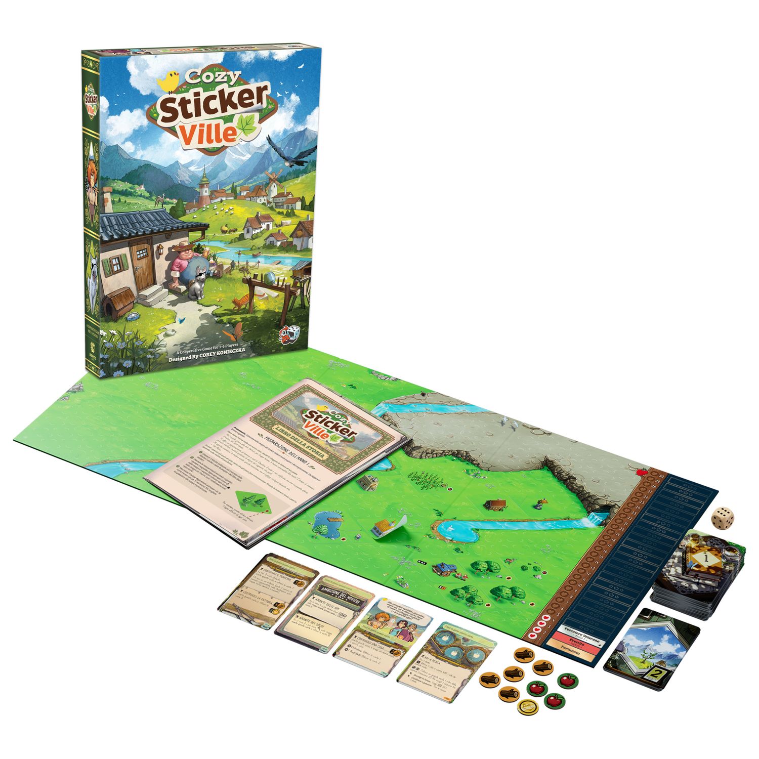 Cozy stickerville - ASMODEE