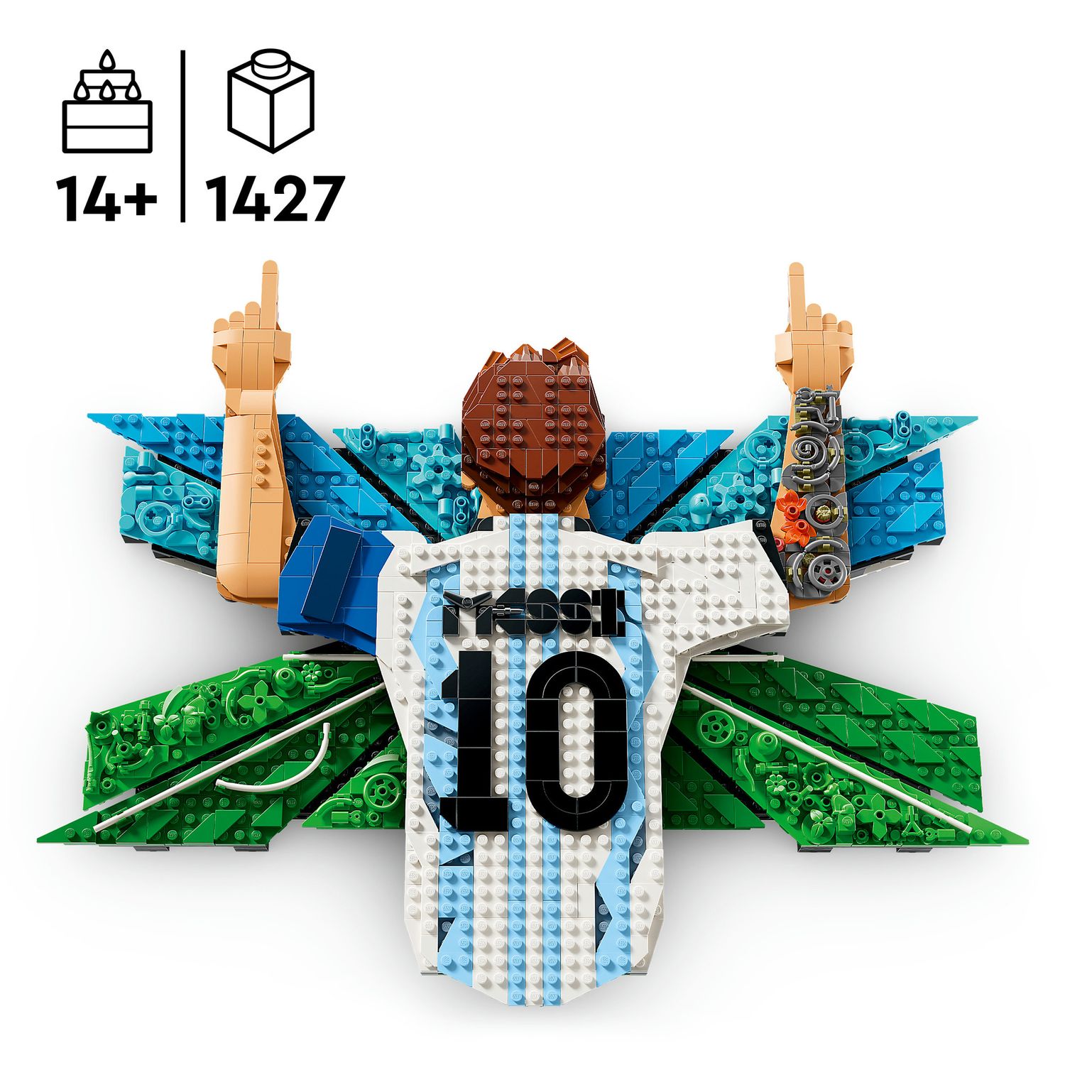 Lego editions football lionel messi – celebrazione - 43018 - Lego