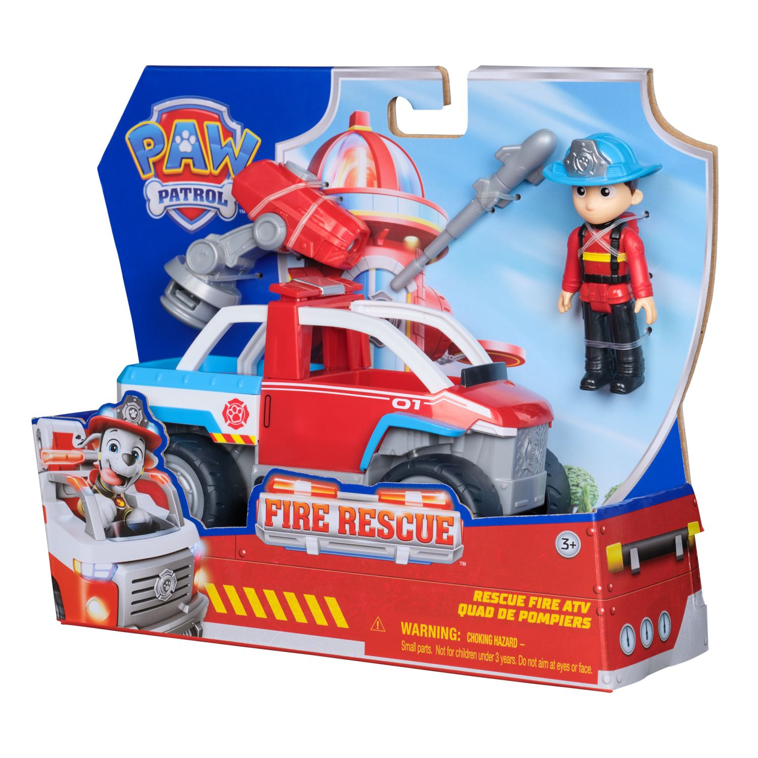 Paw patrol fire rescue quad ryder, 3+ - Paw Patrol