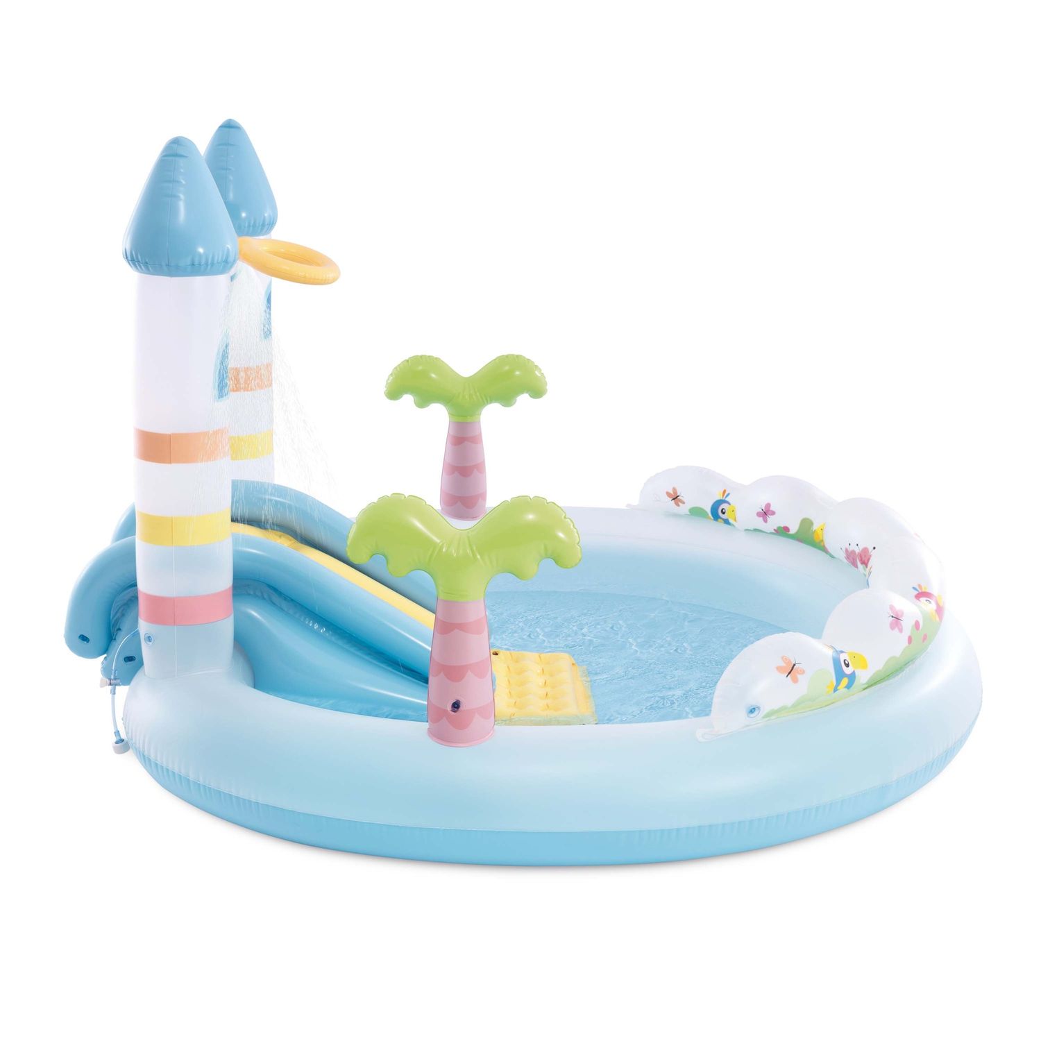 Intex 56148np - piscina gonfiabile play center castello unicorno, 196x178x127 cm, 2+ anni - INTEX