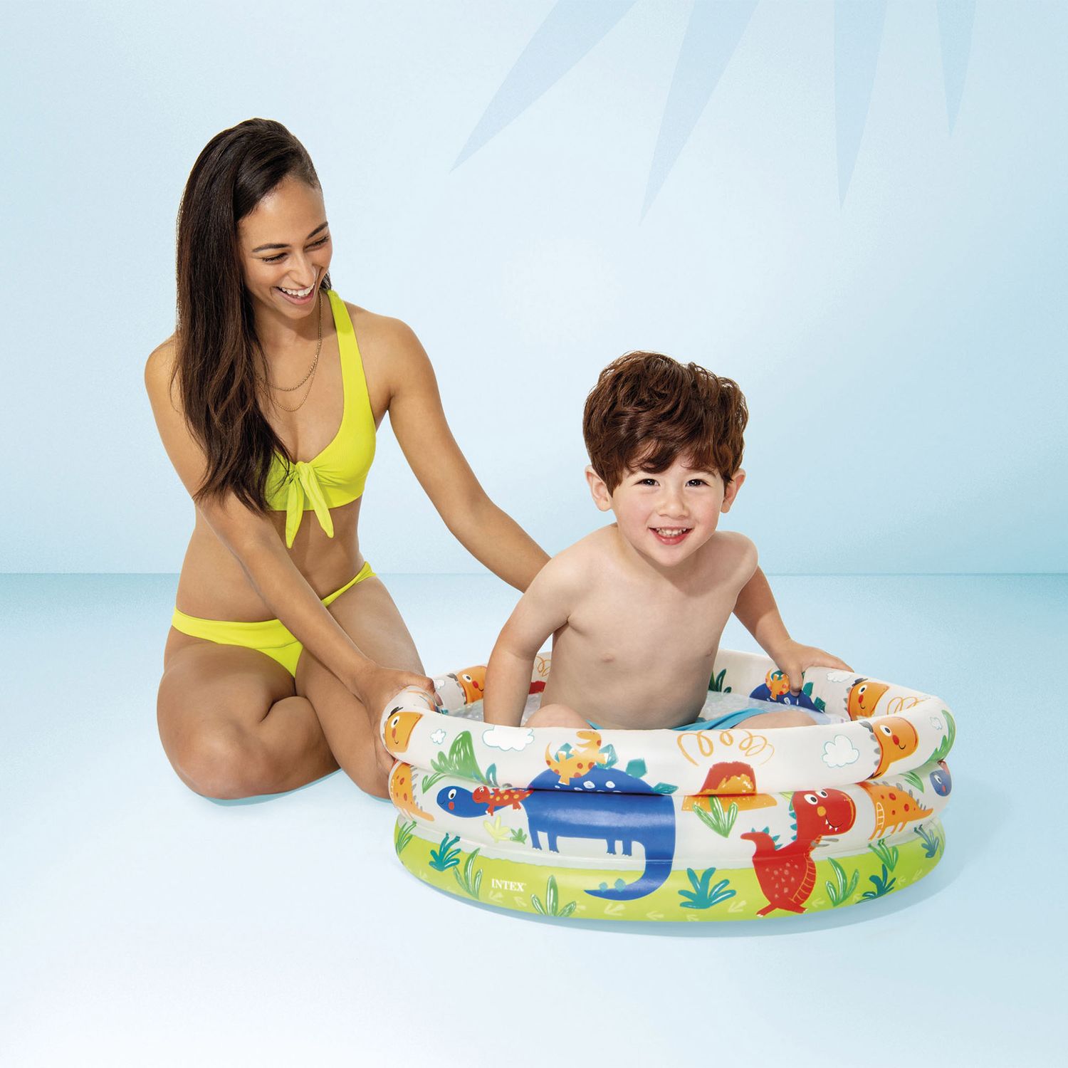 Piscina baby pool 3 anelli 61x22 cm i.12 - intex - INTEX