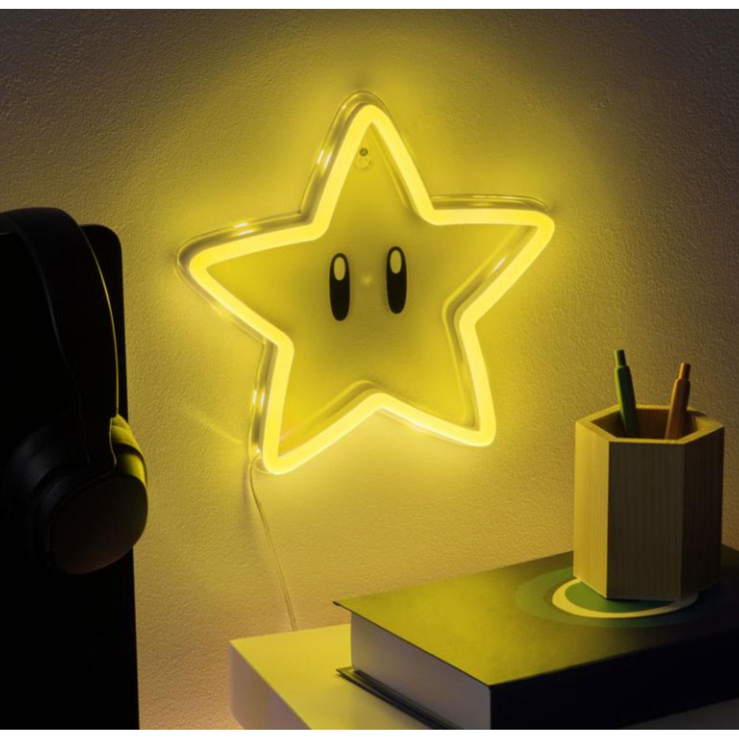 Paladone lampada neon da muro super mario super star - FUNKO POP!