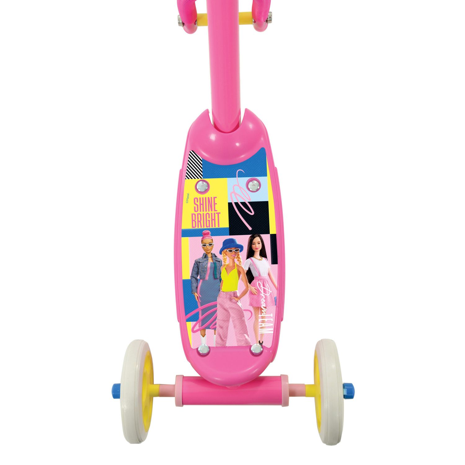 Monopattino a 3 ruote barbie con pedana antiscivolo - Barbie