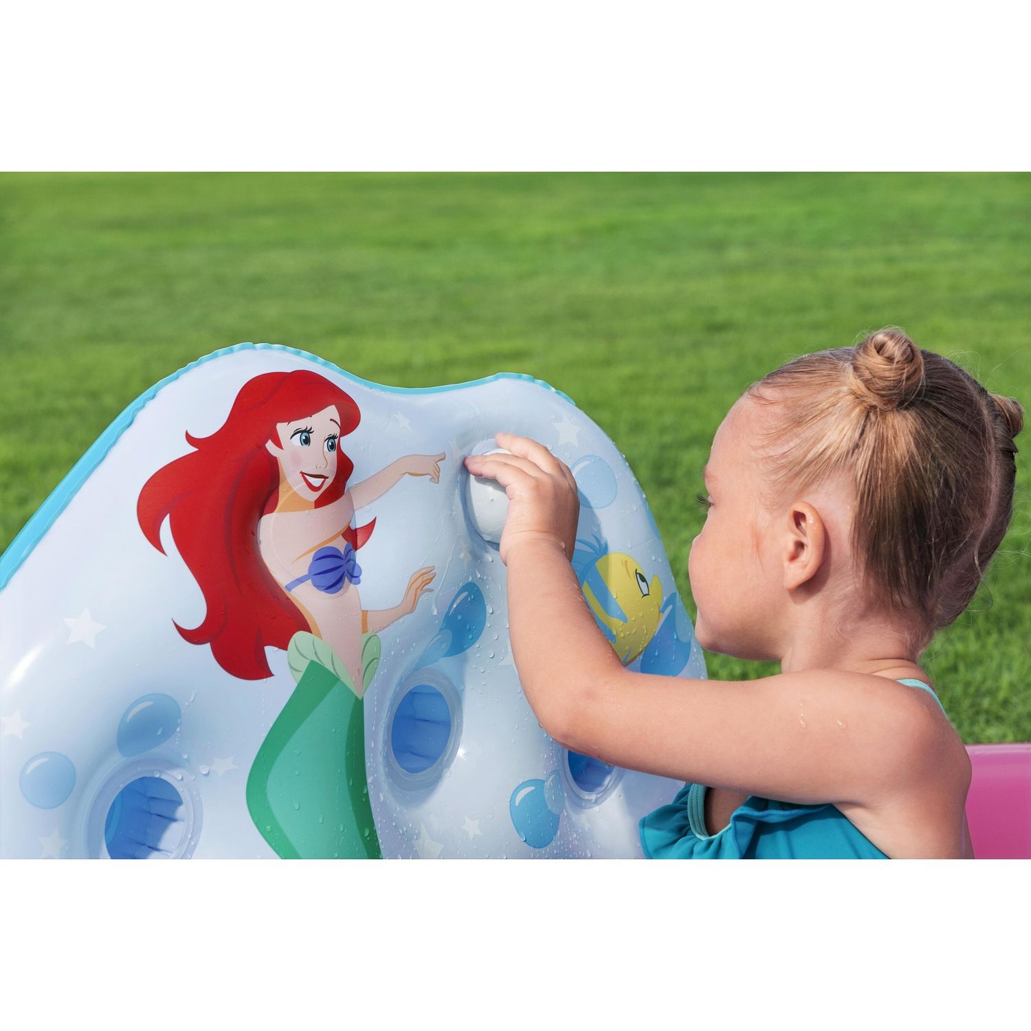 Centro giochi piscina gonfiabile principesse disney 2,21x1,93x1,40m con scivolo e palline – bestway palazzo incantato - Bestway, DISNEY PRINCESS