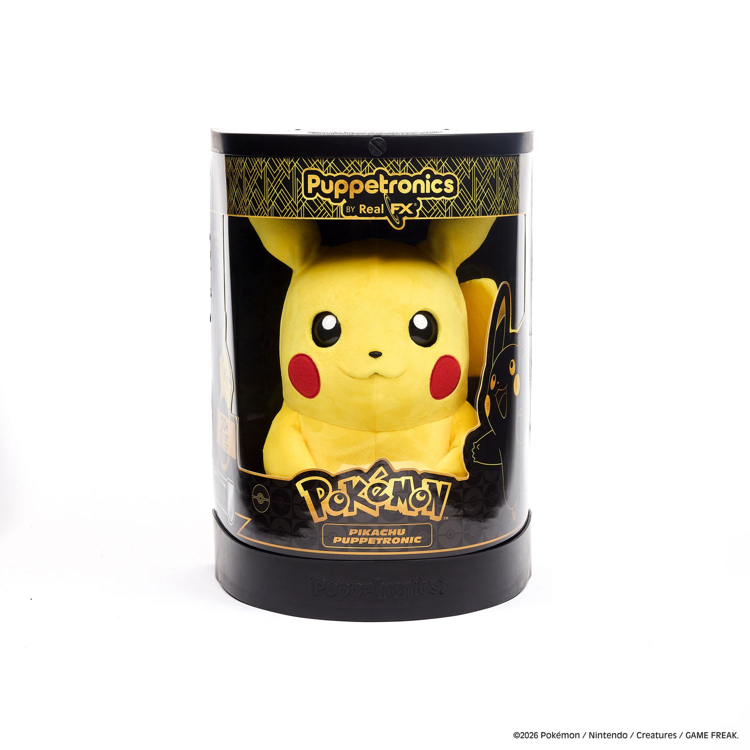 Pokémon pikachu realfx puppetronic 40 cm con suoni, luci ed effetti reali - POKEMON