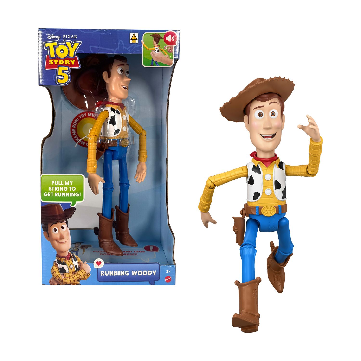 Mattel disney pixar toy story 5 - running woody - MATTEL, TOY STORY, Disney
