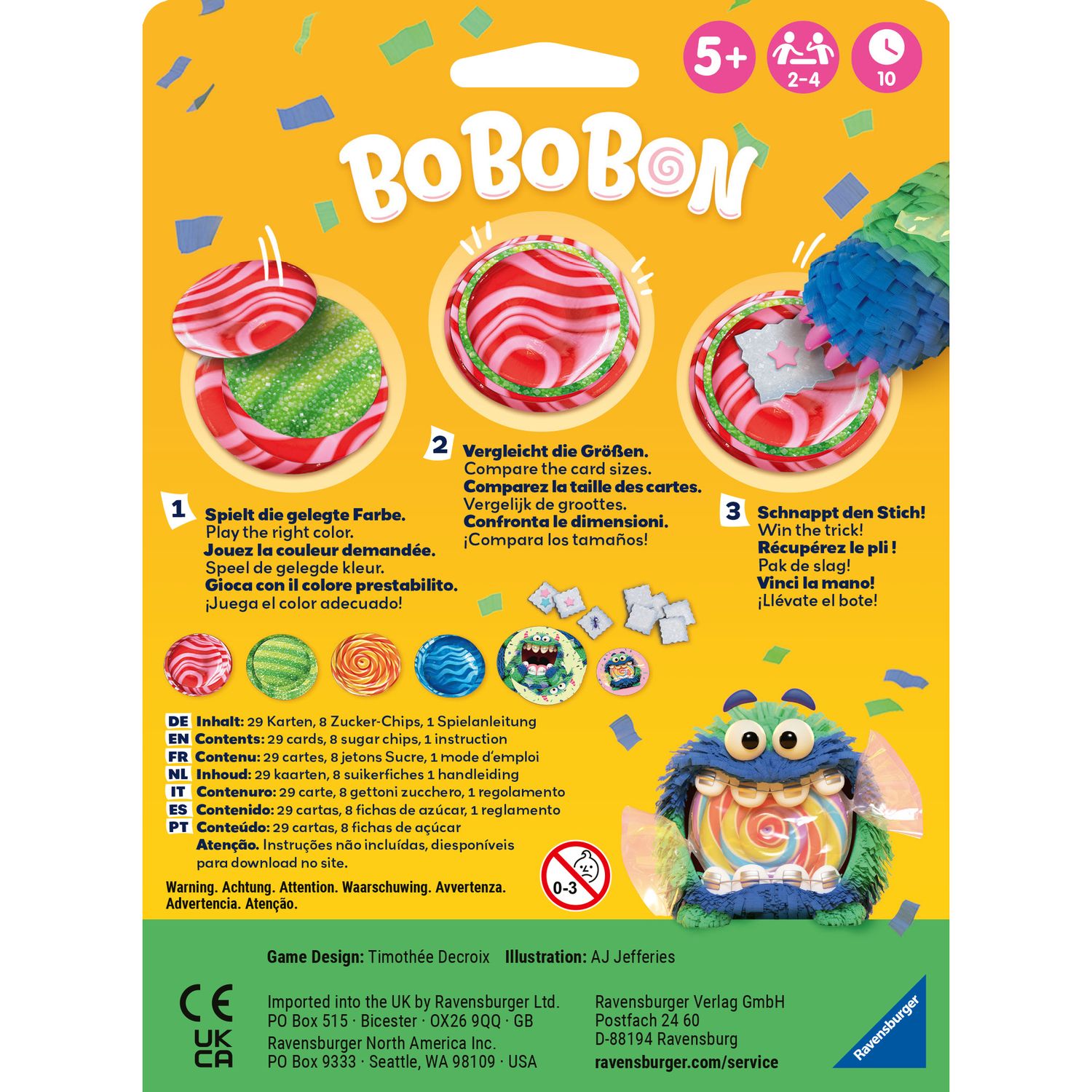 Ravensburger - bo bo bon!, gioco da tavola bambino 5 anni - RAVENSBURGER