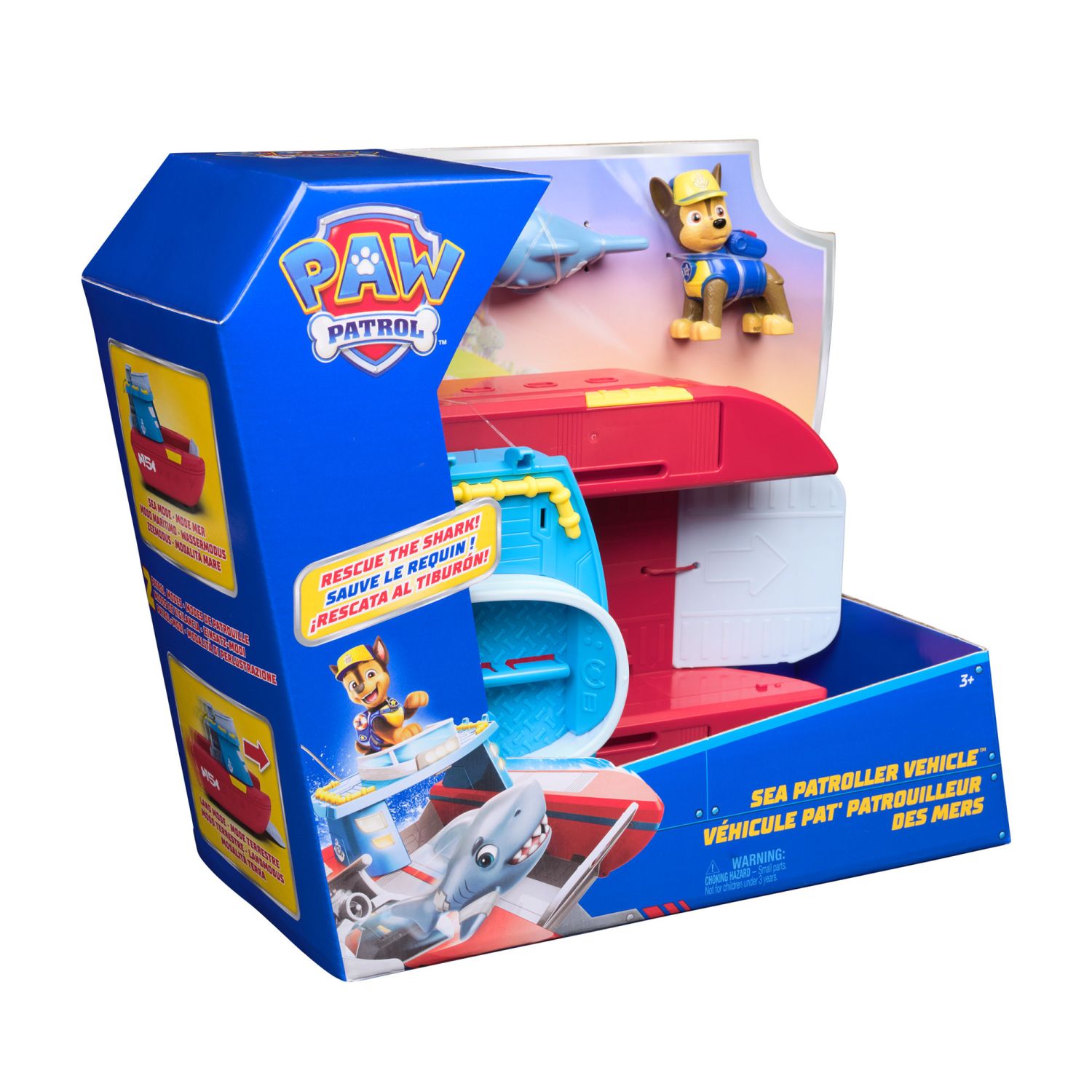 Paw patrol sea patroller con chase,3+ - Paw Patrol
